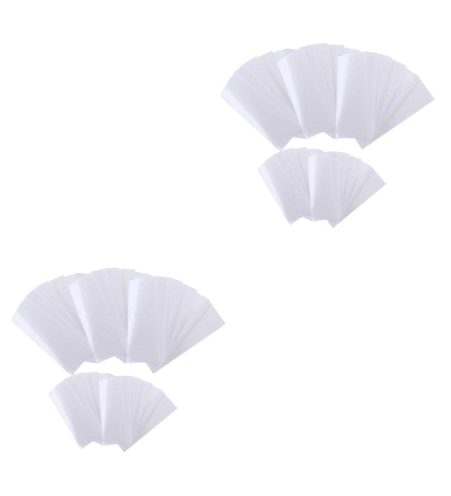 Minkissy 2 Piece Wax Strips - Fleece Body Hair Cleaner & Nail Tool for Smooth Skin | Bikini & Face Wax Strips - Double Soft Side for Effortless Hair Removal - Buy Online on GoSupps.com