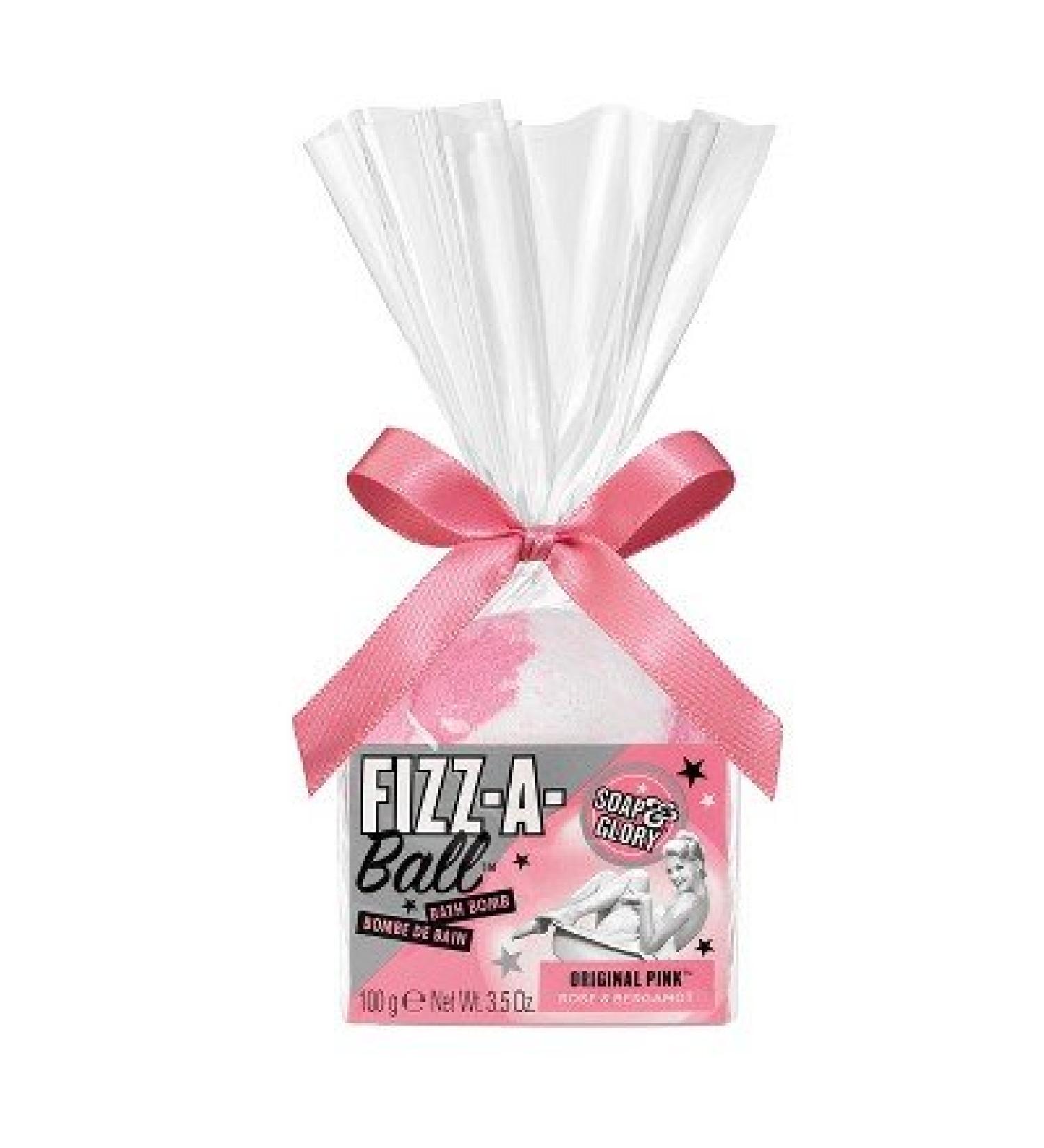 Soap & Glory Fizz-A-Ball Bath Bomb Original Pink - 3.5oz