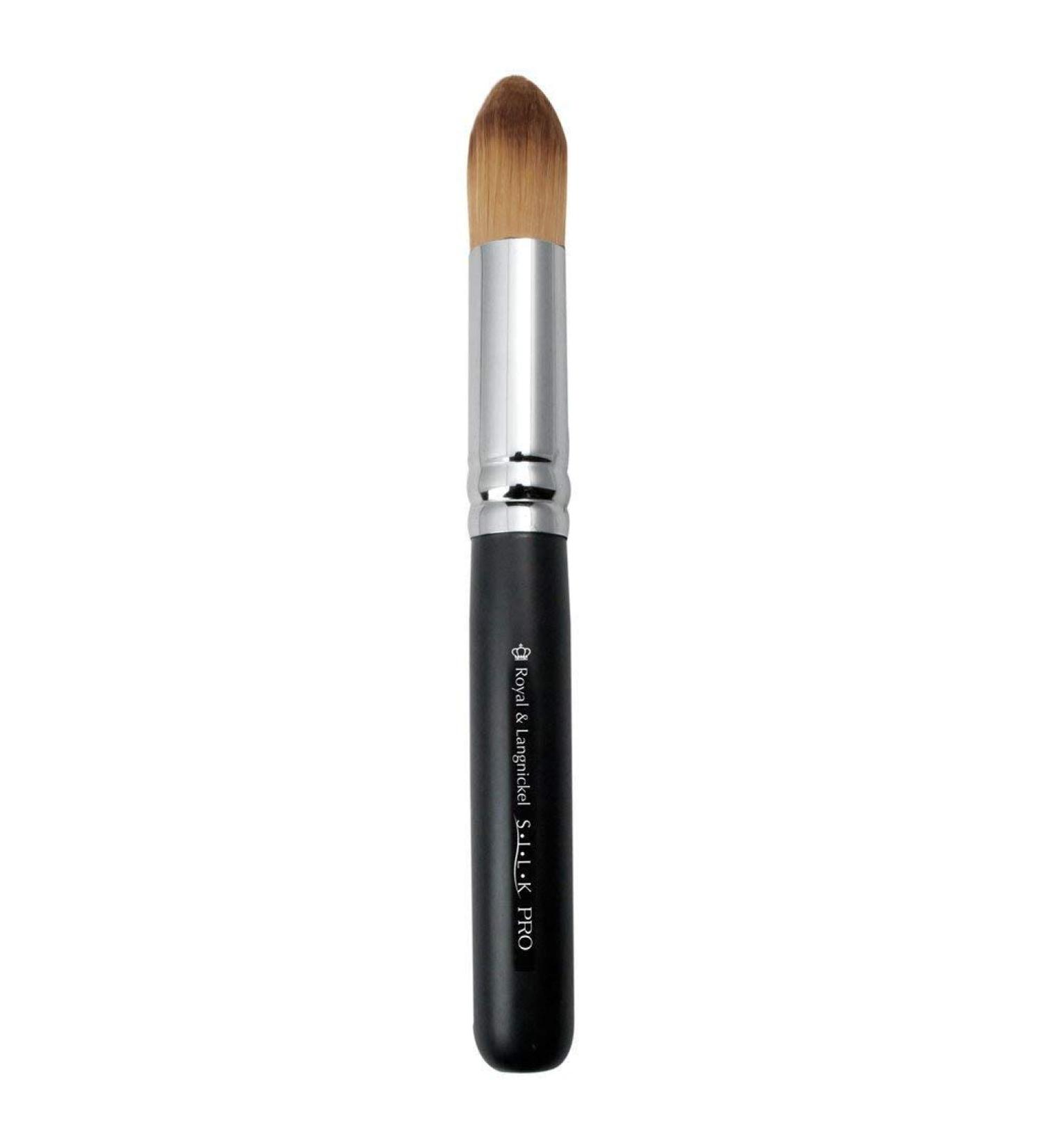 Royal & Langnickel S.I.L.K Pro Large Round Foundation Brush BC206 - Premium Makeup Brush for Flawless Foundation Application - 1.5 Ounce - Buy Online on GoSupps.com