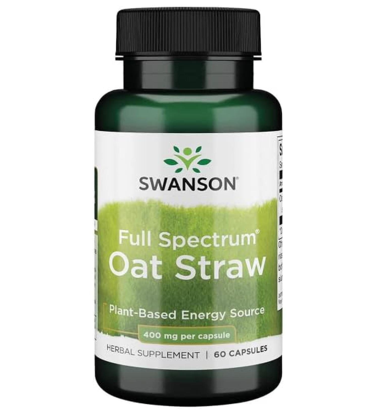 Bloomingdale IL 60108 Full Spectrum OatStraw 400 mg 60 Capsules - Buy Online on GoSupps.com