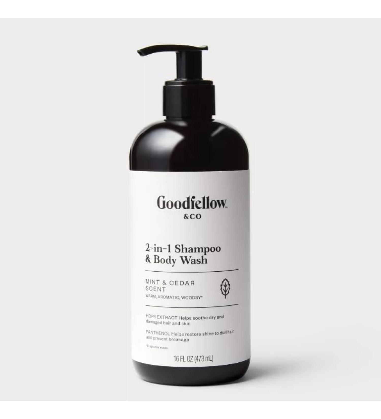 Goodfellow & Co 2-in-1 Shampoo & Body Wash Moroccan Mint & Cedar Scent 16 fl oz