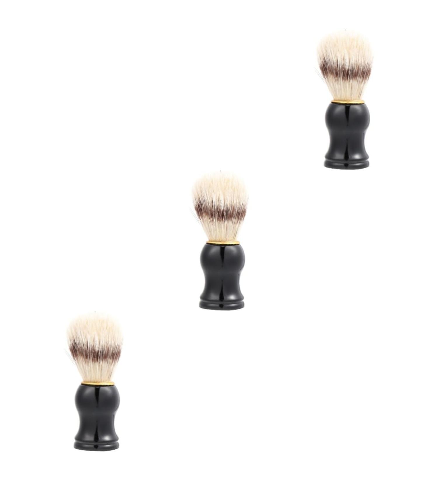 3-Piece Badger Shaving Brush Set for Men | Premium Facial Grooming & Beard Care | International Shipping - Buy Online on GoSupps.com