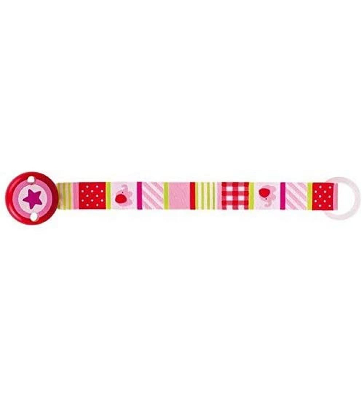 Heimess 764010 pacifier chain "Elephant" 21.5 cm multi-coloured