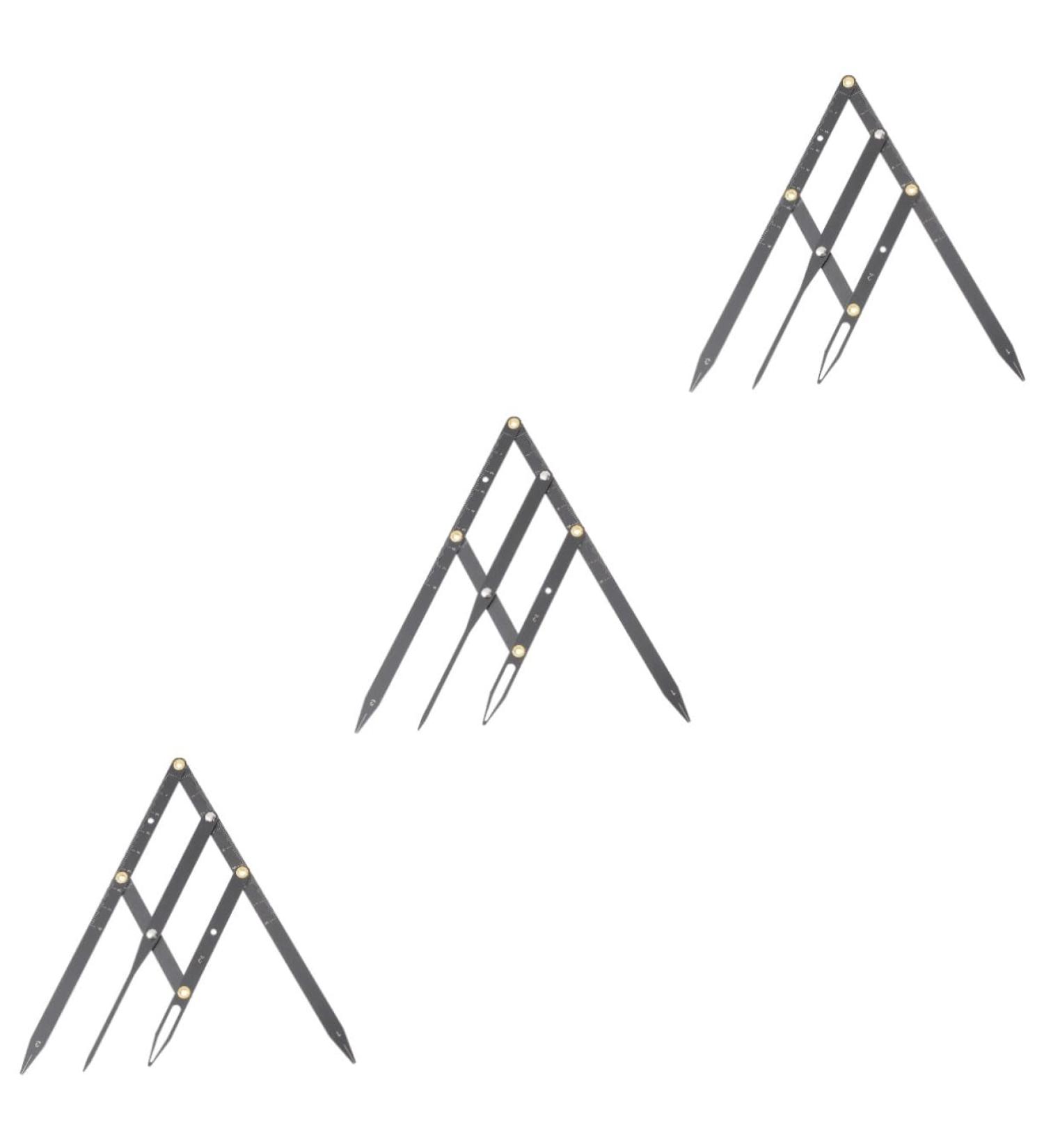 POPETPOP 3pcs Eyebrow Scale Makeup Tools Makeup Measuring Tool Eyebrow Measurement Tool Caliper Eyebrow Shape 1 count (Pack of 1) Blackx3pcs - Buy Online on GoSupps.com