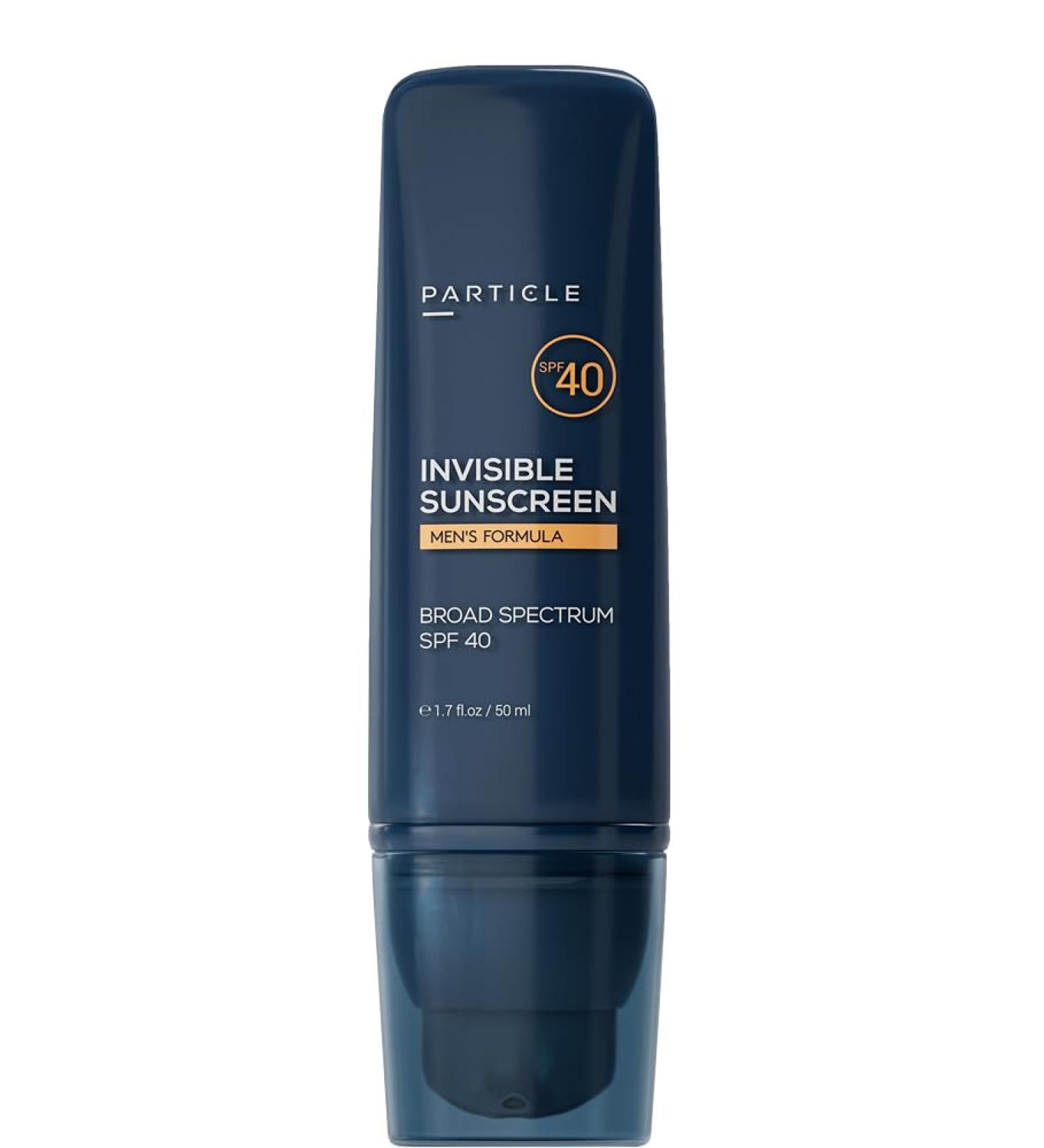 Particle Invisible Sunscreen Men s Transparent SPF 40 Sunscreen Lotion with Vitamin E Daily Skin Care for Men Lightweight Formula for Sun Protection Beard Friendly Non Greasy 1.7 FL OZ - Buy Online on GoSupps.com