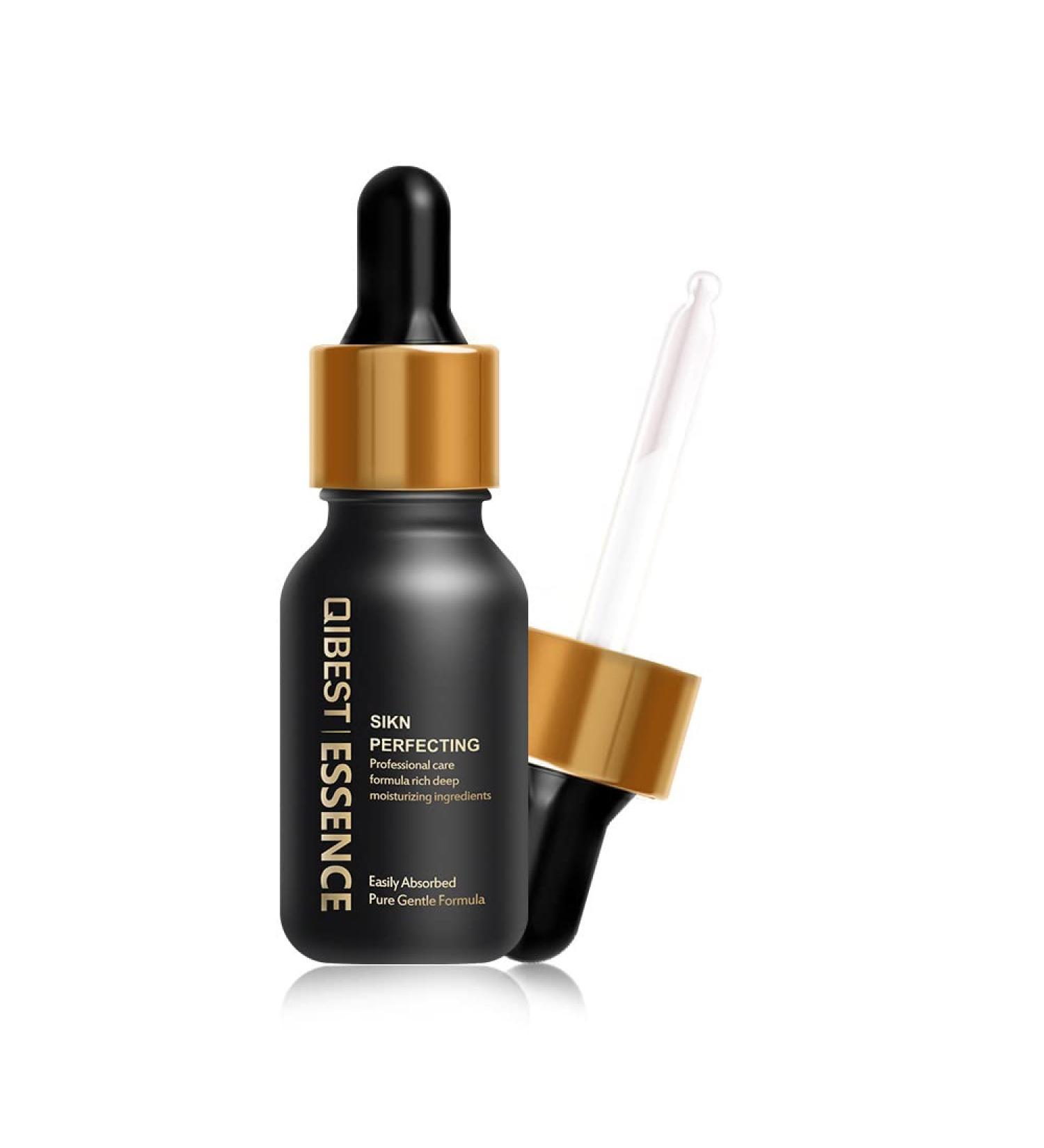 QiBest 24k Facial Lip Essence - Moisturizing Lotion Anti-Aging Pore Repair & Exfoliating Oil for Daily Skin Care - Buy Online on GoSupps.com