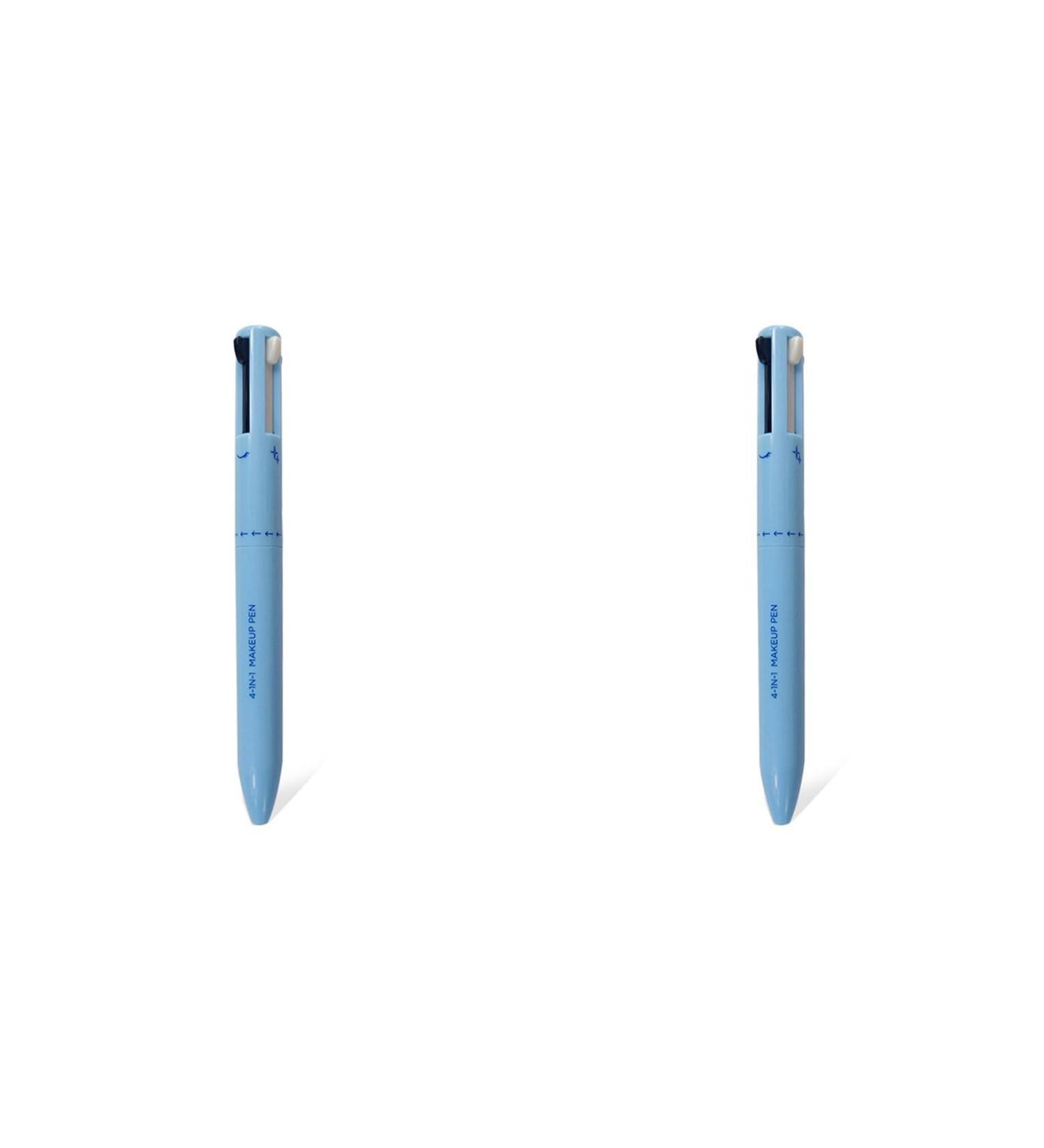 AutoSwan 2X 4 in 1 Makeup Pen Touch-up Makeup Pen Waterproof Eyebrow Pencil 4 Colors Multifunctional Beauty Makeup Pen 02 - Buy Online on GoSupps.com