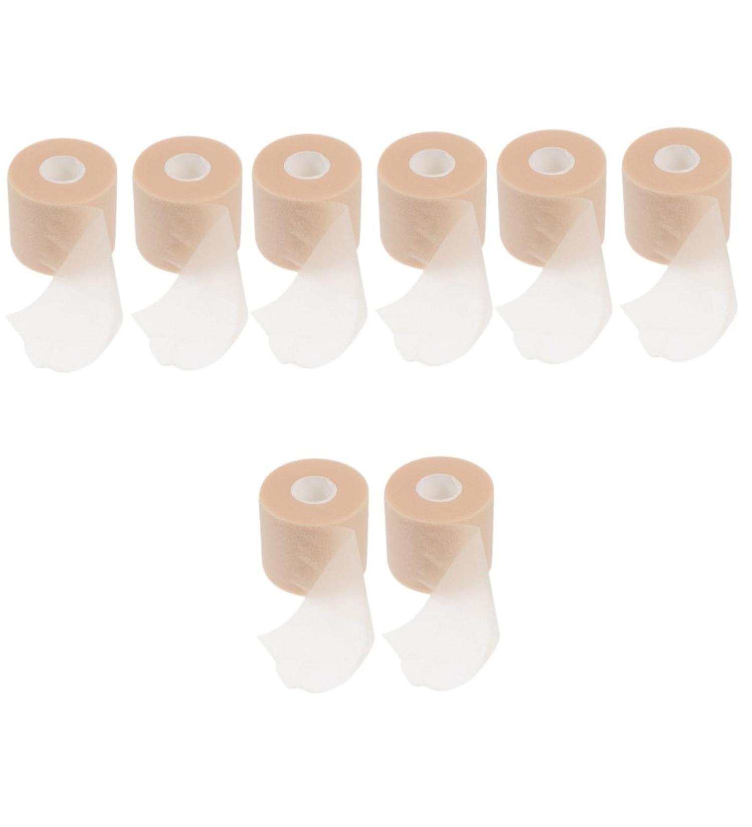 KALLORY 8 Rolls Skin Color Sports Tape | Elastic Cohesive Wrap for Athletic Use - International Shipping Available - Buy Online on GoSupps.com