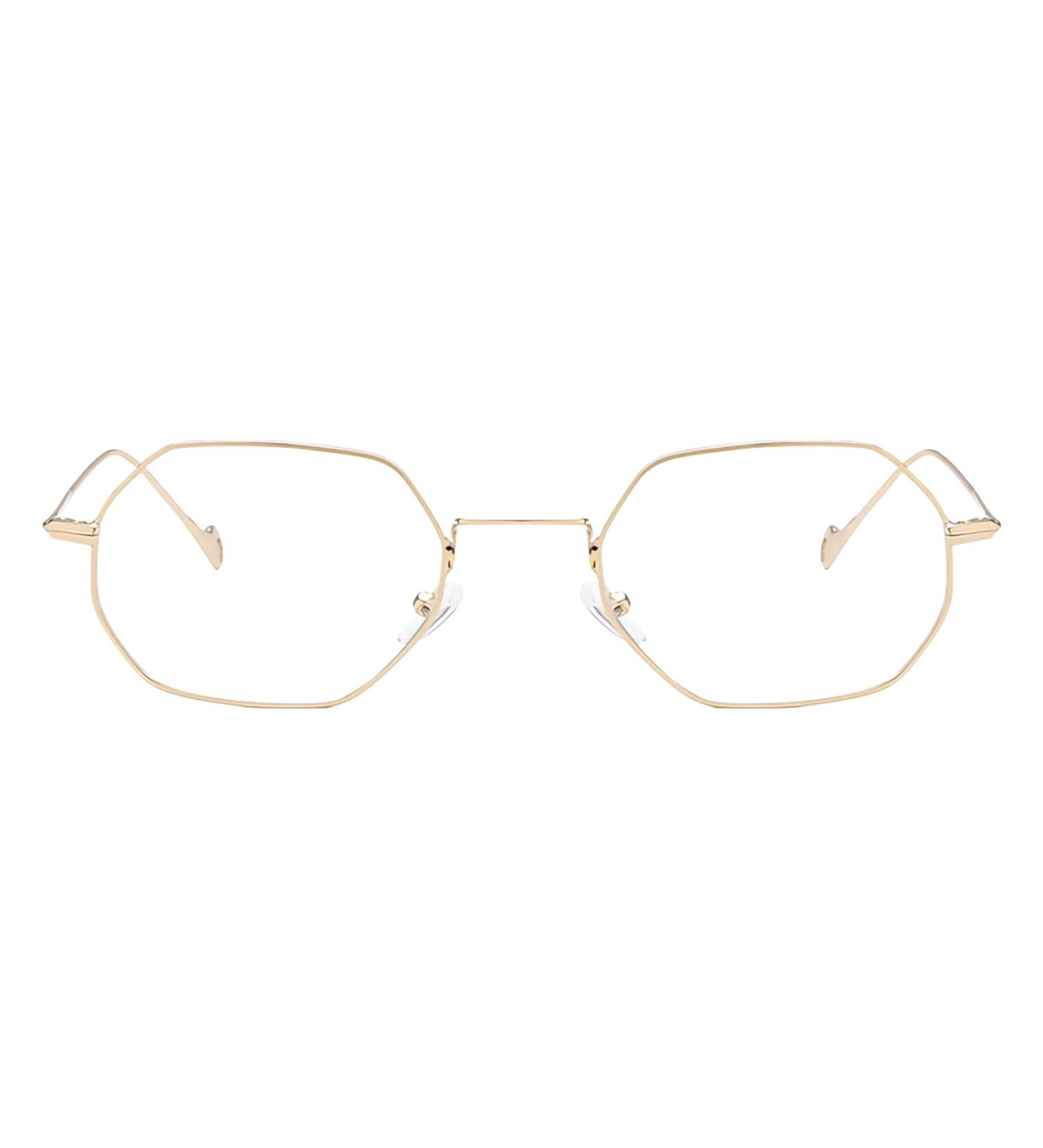 Duogege Fashionable Reading Glasses - Metal Frame for Men & Women - Gold 1.5 Diopters - Stylish & Comfortable - Buy Online on GoSupps.com