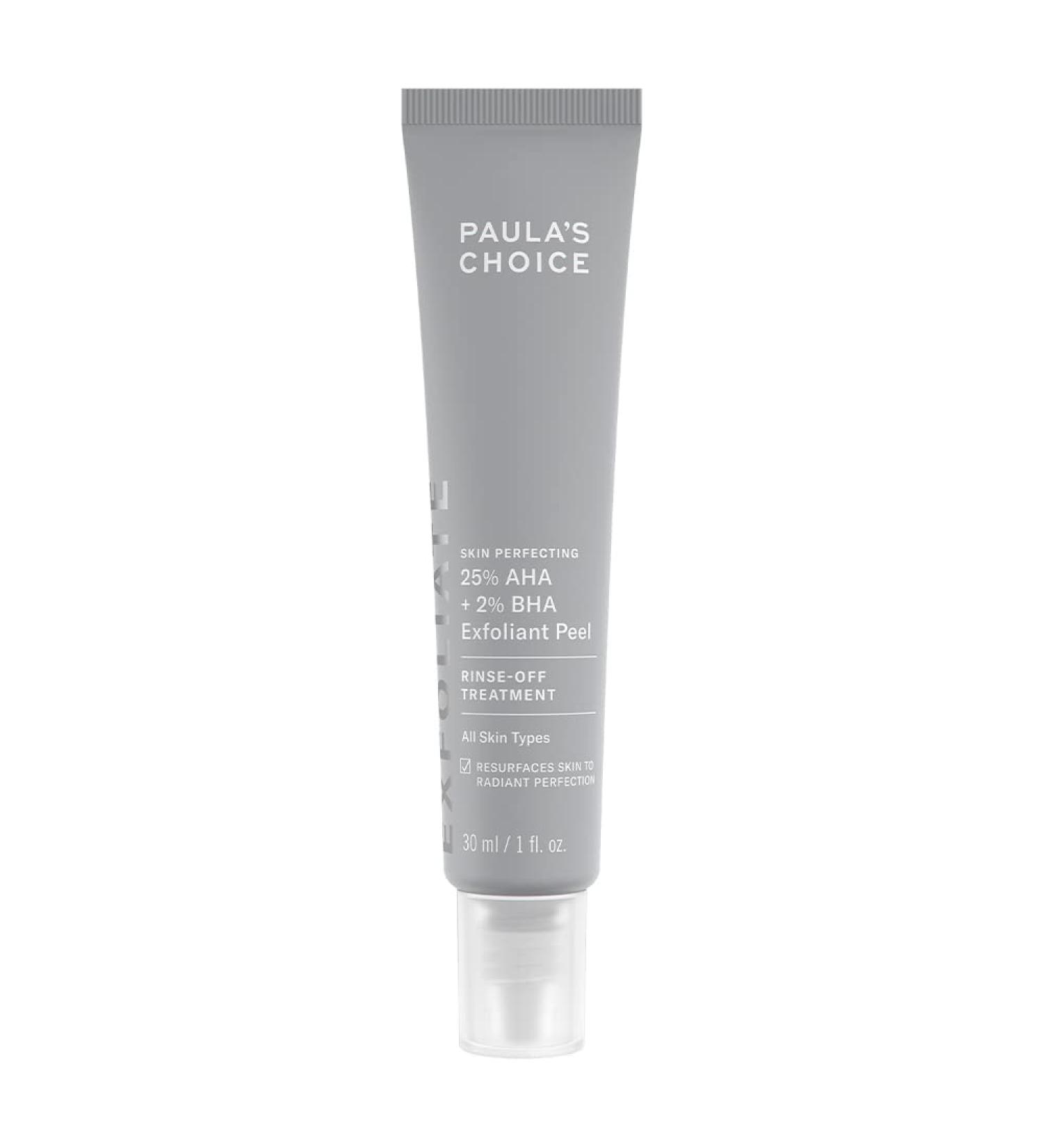 Paula's Choice Skin Perfecting 25% AHA + 2% BHA EXFOLIANT PEELING - PEEL FOR A NATURE GLOW - Fights Blimen skin & blackheads - with glycolic acid & salicylic acid - all skin types - 30 ml