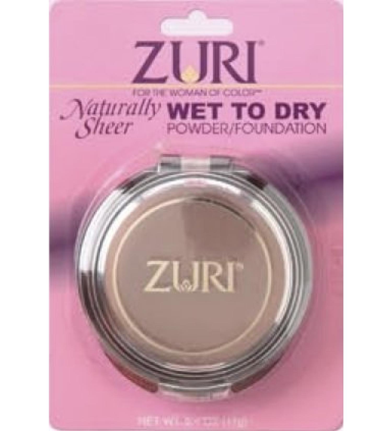 Zuri Naturally Sheer Pressed Powder in Ebony Whisper | Wet to Dry Formula - Buy Online on GoSupps.com