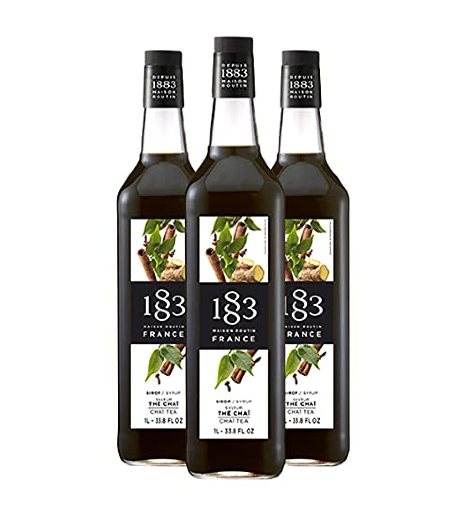 1883 MAISON ROUTIN Maison Routin 1883 Chai Syrup Tea Bags 3 x 1 Litre