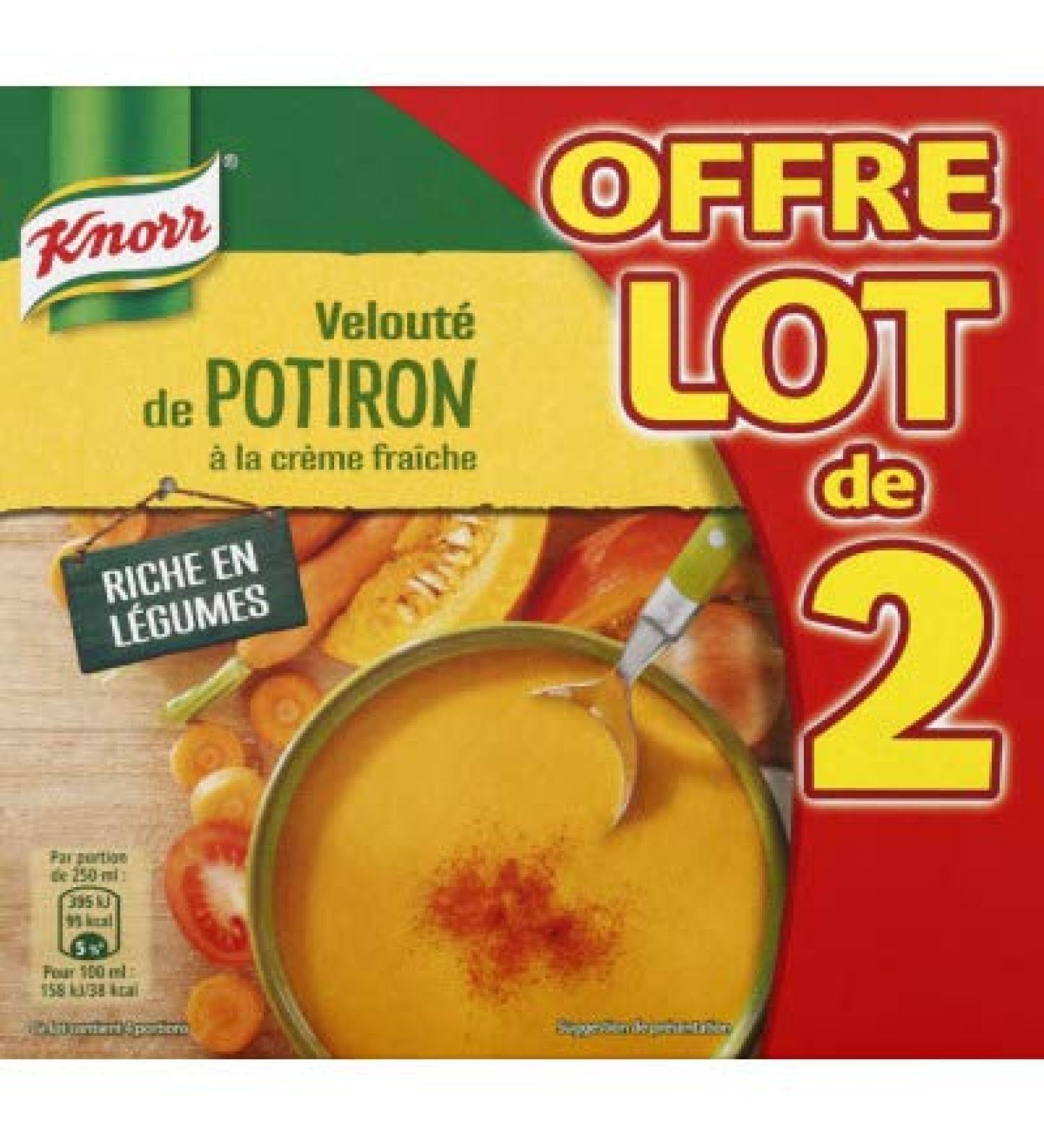Knorr Pumpkin Veloute - Pack of 2 50cl bricks