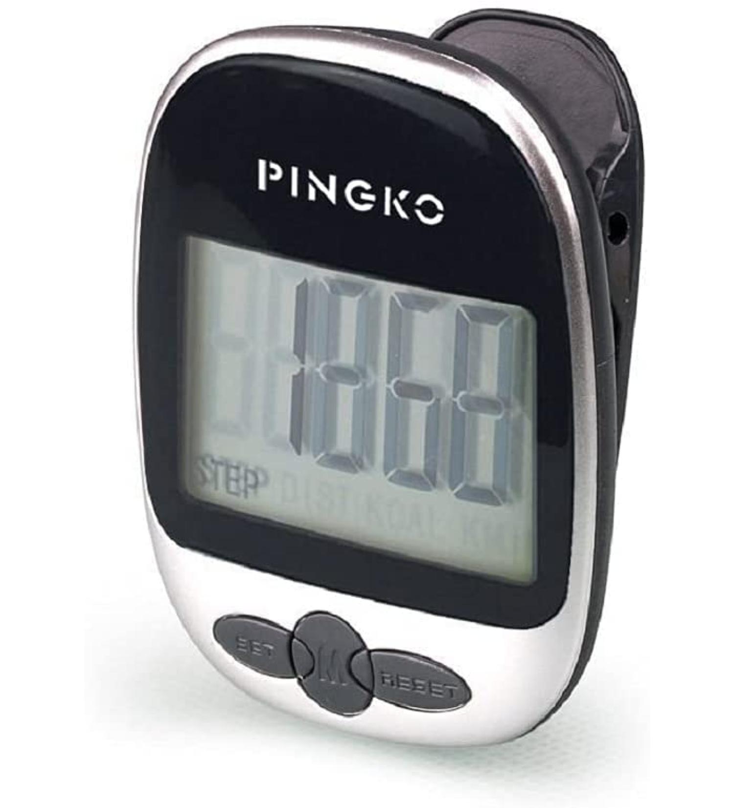 PINGKO Outdoor Portable Sport Pedometer - Green A4-Black | Step, Distance, Calories Counter - Buy Online on GoSupps.com