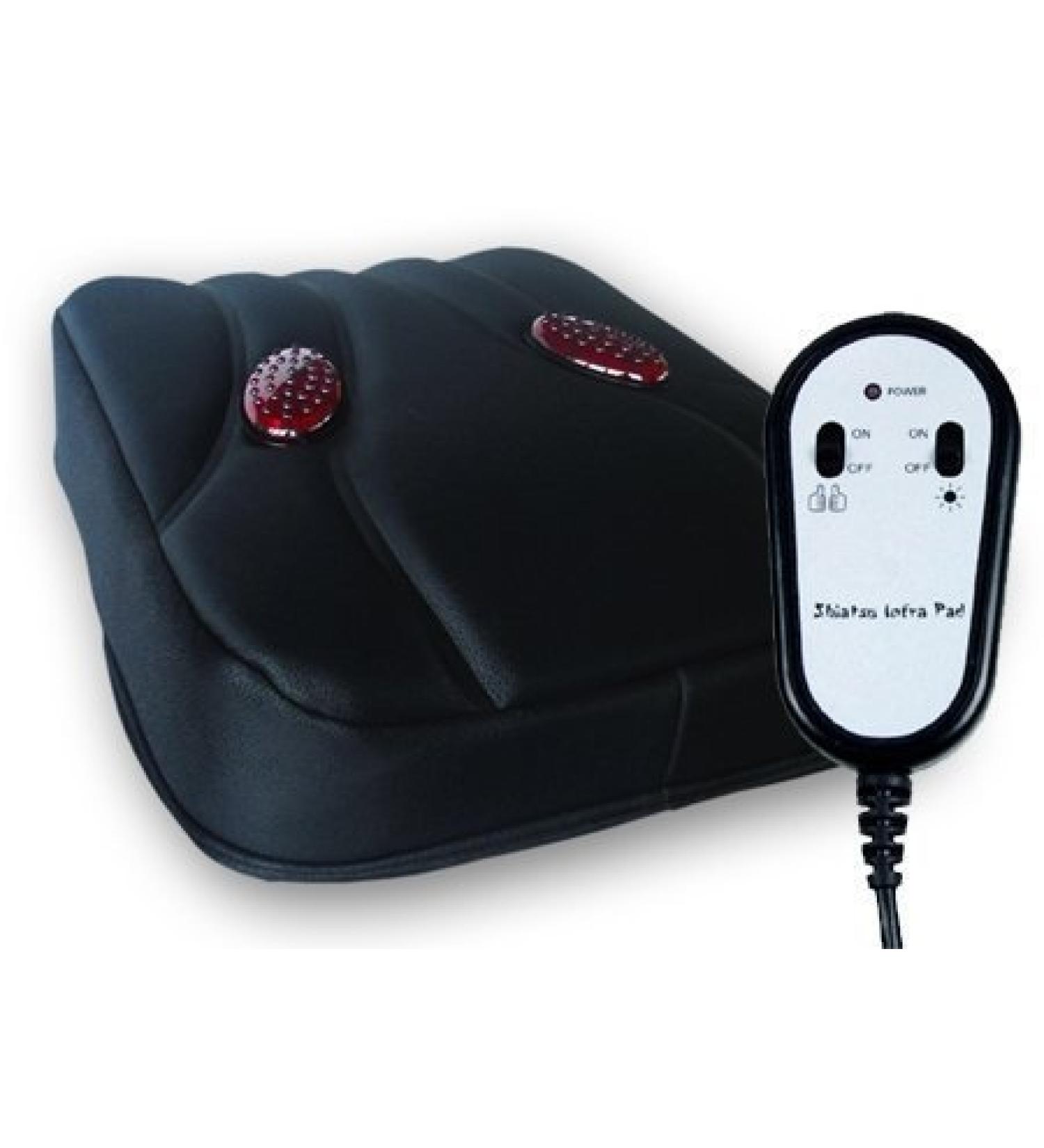 Chi-Enterprise Massage pillow Shiatsu Infra I With infrared deep heat I Sorty massage device Necken back i Multifunction with 6 massage heads I massage support shiatsu massage