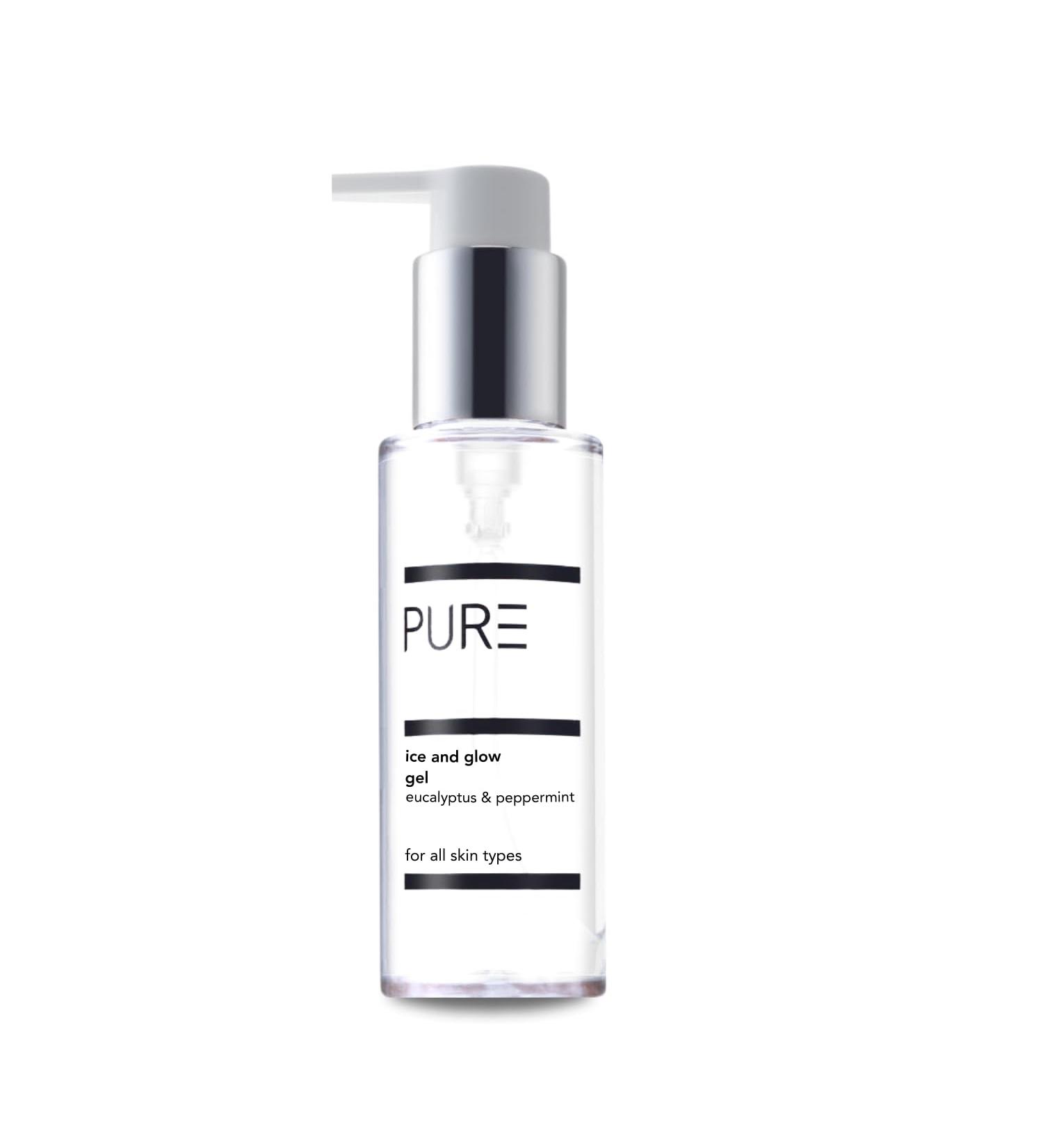 Natural Muscle Relief Gel by PURE Spa Skincare - Cooling Hydrating and Soothing Gel for Muscle Tension and Pain Relief - 100ml - Menthol Eucalyptus and Peppermint - 100% Natural & Vegan - Buy Online on GoSupps.com