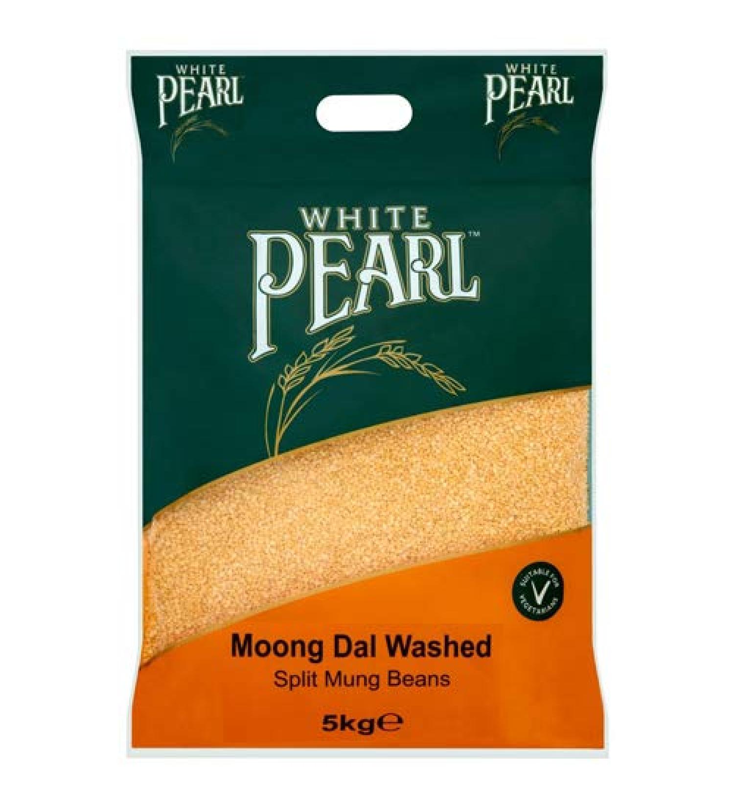 White Pearl Moong Dal Washed - 5kg