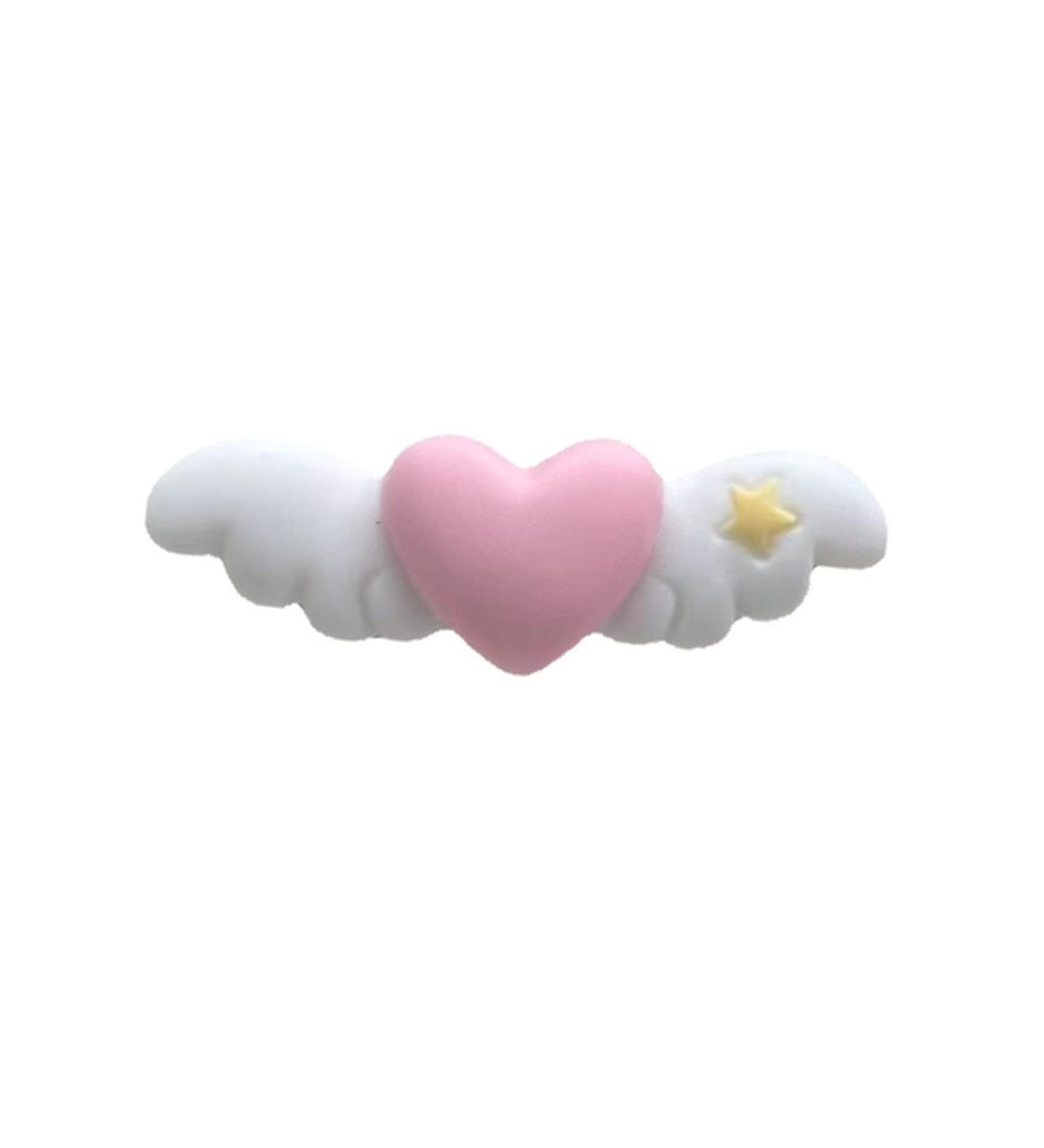 amangul Matte Hair Clip for Hot Girls Heart Wing Shape Hair Barrettes Duckbill Ponytail Hair Barrettes for Teens Girls - Buy Online on GoSupps.com