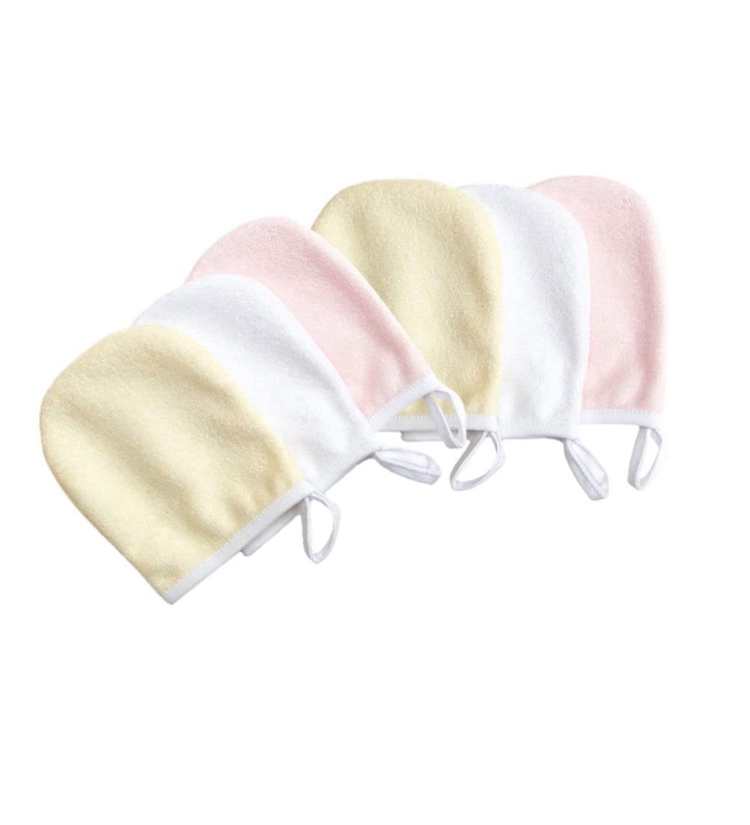 FOMIYES 6pcs Reusable Makeup Remover Gloves Microfiber Cleaning Pads for Deep Facial Cleansing | Eco-Friendly Makeup Removal Solution - Buy Online on GoSupps.com