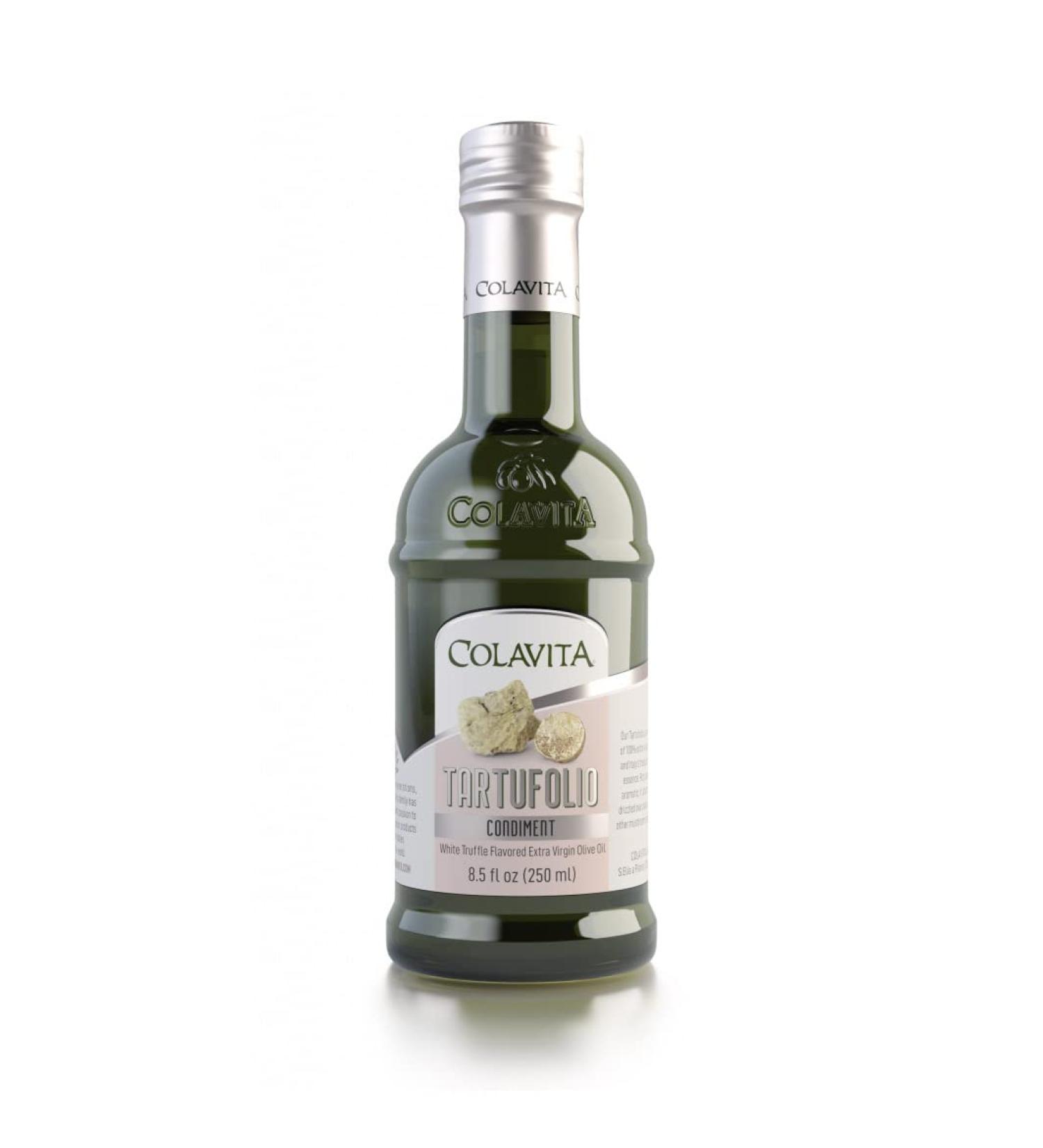 Colavita Tartufolio White Truffle Flavored Extra Virgin Olive Oil 8.5oz - Glass Bottle - Buy Online on GoSupps.com