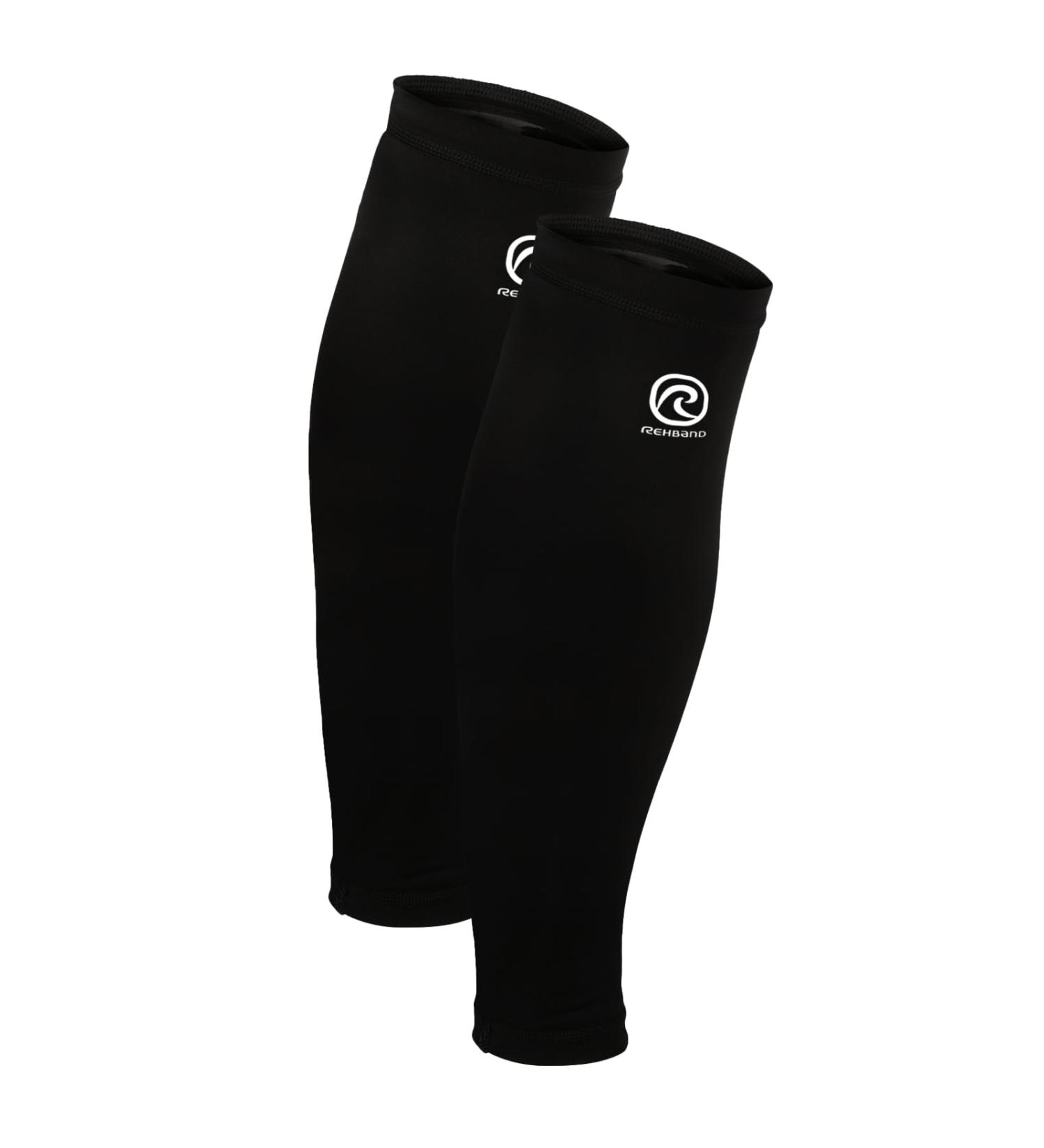 Rehband Calf Compression Bandage & Sleeves for Running Basketball Cycling - Black Large/X-Large - Buy Online on GoSupps.com
