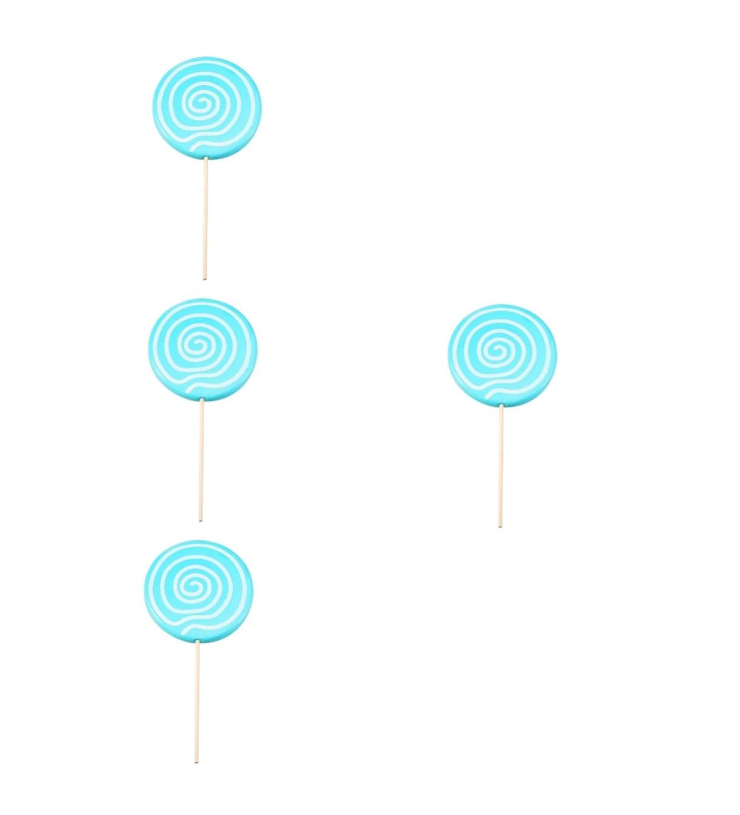 ABOOFAN 4pcs Gifts Christmas Sto The Gift For Kids Big Swirl Lollipops Candy Cane Ornaments Kids Toy Simulation Lollipop Decoration Lollipop Photot Props Model Sucker Christmas Tree Baby Bluex4pcs 14*1CMx4pcs - Buy Online on GoSupps.com