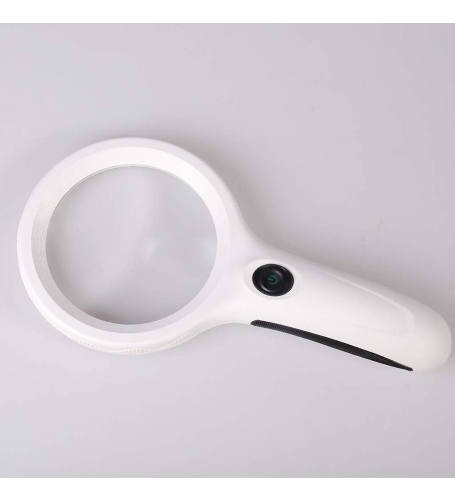 Magnifiers Handheld 2.5 Times 8 Times with Light Magnifier Professional High-Definition LED Light Reading Magnifying Glass Reading Aids - Buy Online on GoSupps.com