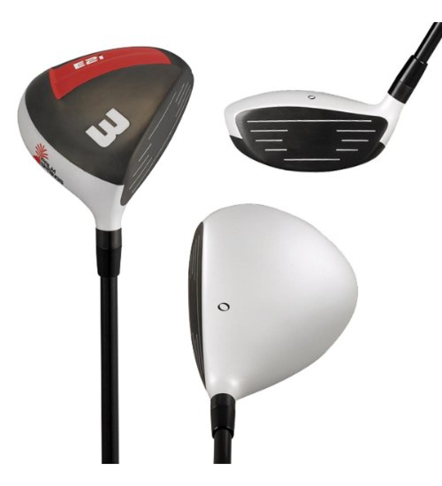 Palm Springs Golf E2i Left-Handed 3 Wood - Reg Flex Titanium White 15 - Buy Online on GoSupps.com