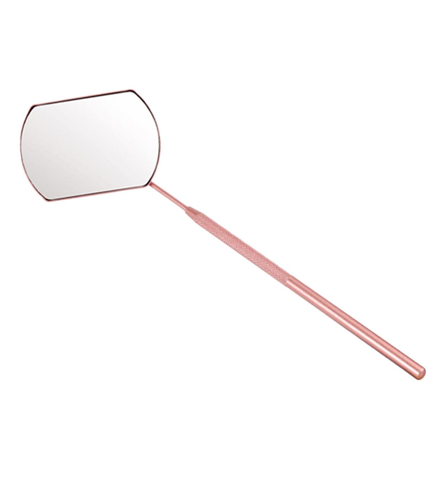 Eyelash Extension Mirror - Large Rectangle Inspection Mirror for Eyelash Extensions | Pink Eyelash Accessories - Buy Online on GoSupps.com