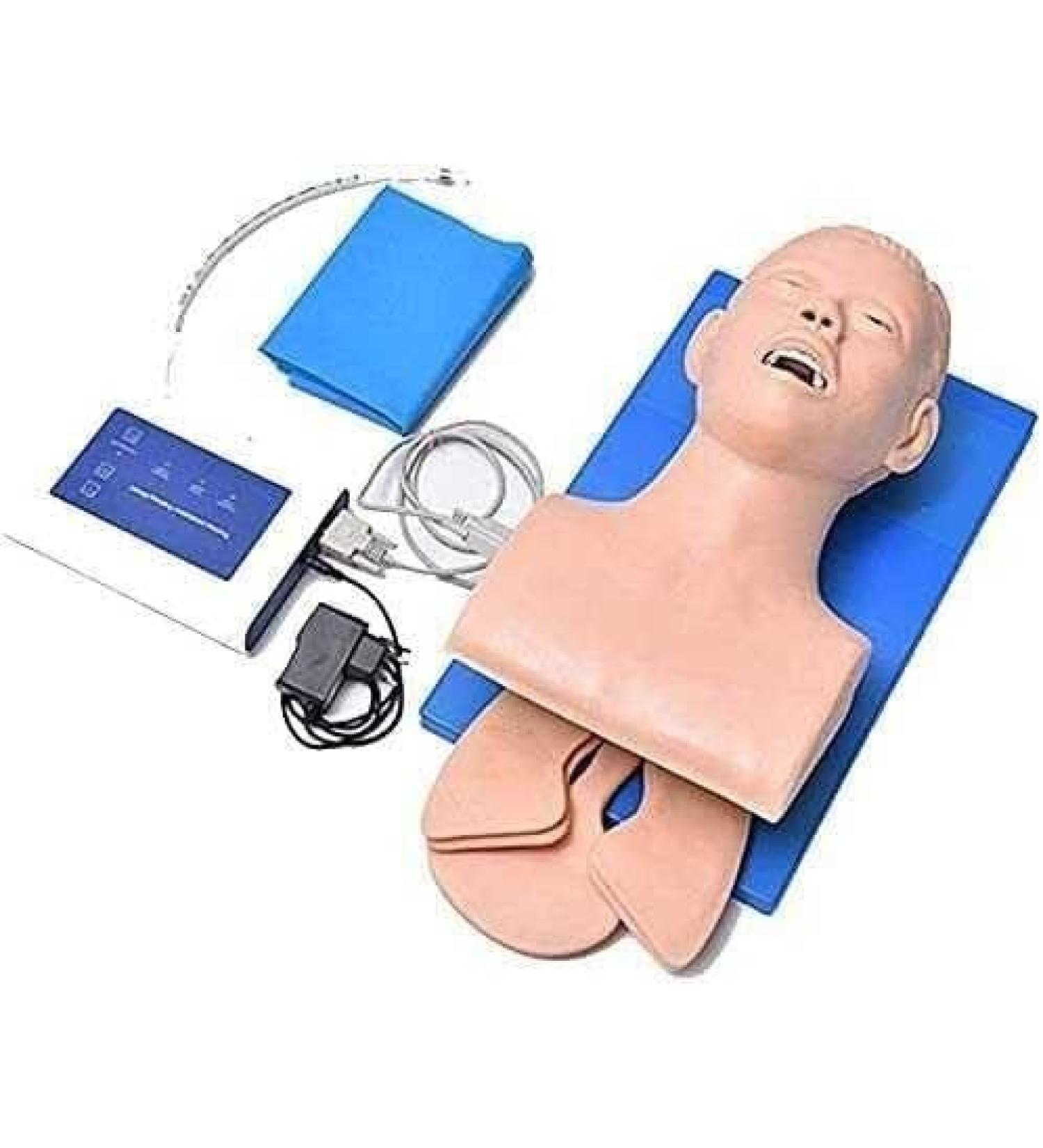 Tracheal Intubation Simulator | Oral Nasal Airway Management Trainer | PVC Medical Training Manikin for Nursing - Buy Online on GoSupps.com