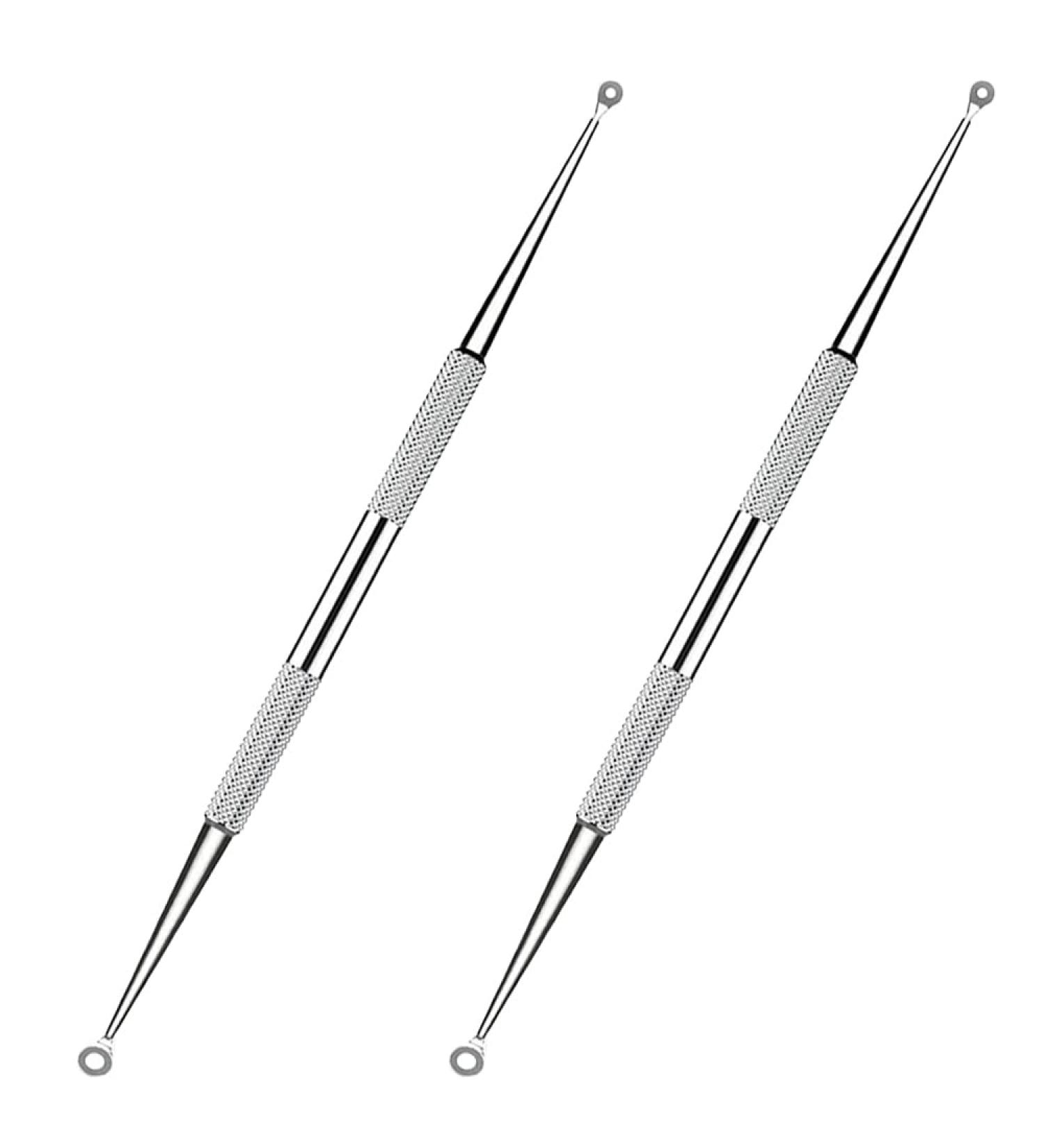 2 Pieces Pimple Popper Blemish Comedone Extractor Acne Tool Pimple Spot Popper Used to Remove and Treat Acne and Blackheads - Buy Online on GoSupps.com