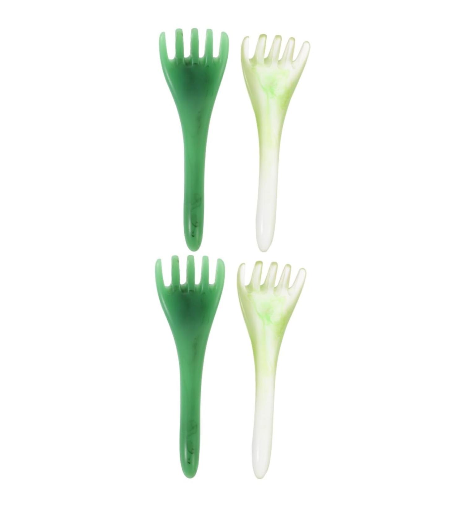Fomiyes 4-Piece Hair Comb Massager Set | Scalp & Foot Massage Devices for Ultimate Relaxation - Buy Online on GoSupps.com