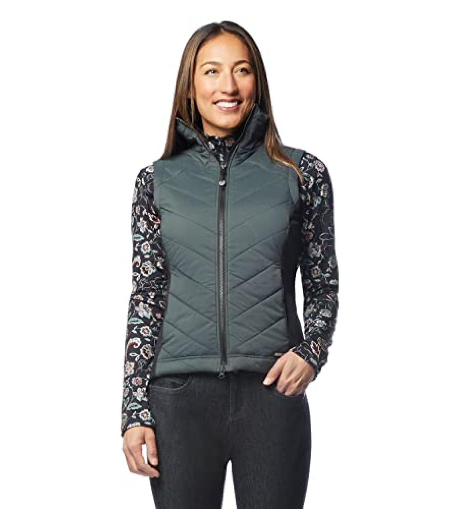 Kerrits Good Gallop Quilted Vest - Spruce | X-Small - Buy Online on GoSupps.com