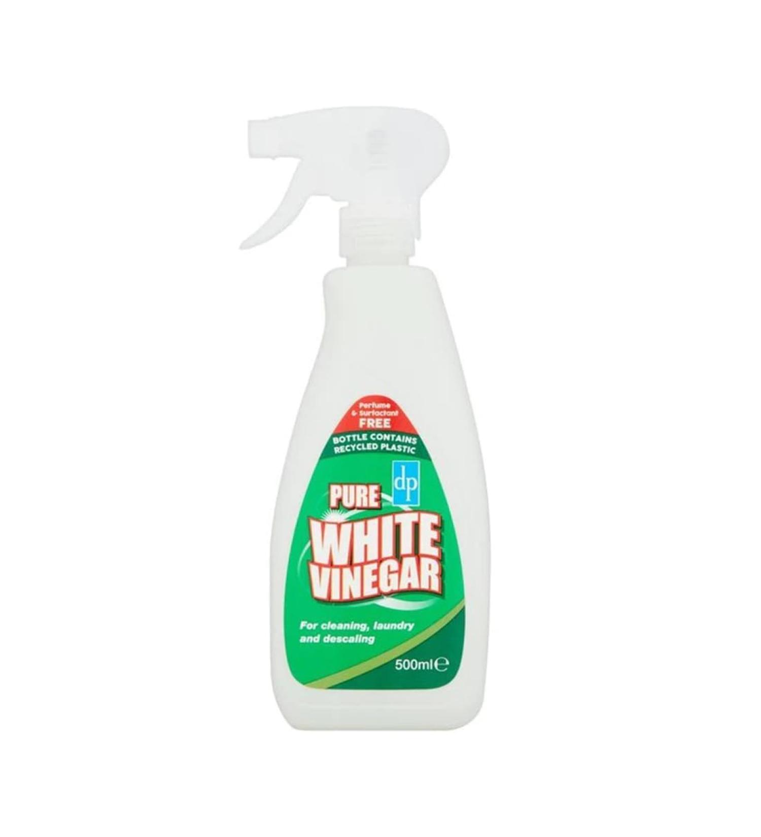 500ml White Vinegar Cleaning Spray - Removes Dirt, Grime, Stains - Ideal for Glass, Oven, Windows - Kitchen, Bathroom, Laundry Descaling - Pack of 1 - Buy Online on GoSupps.com