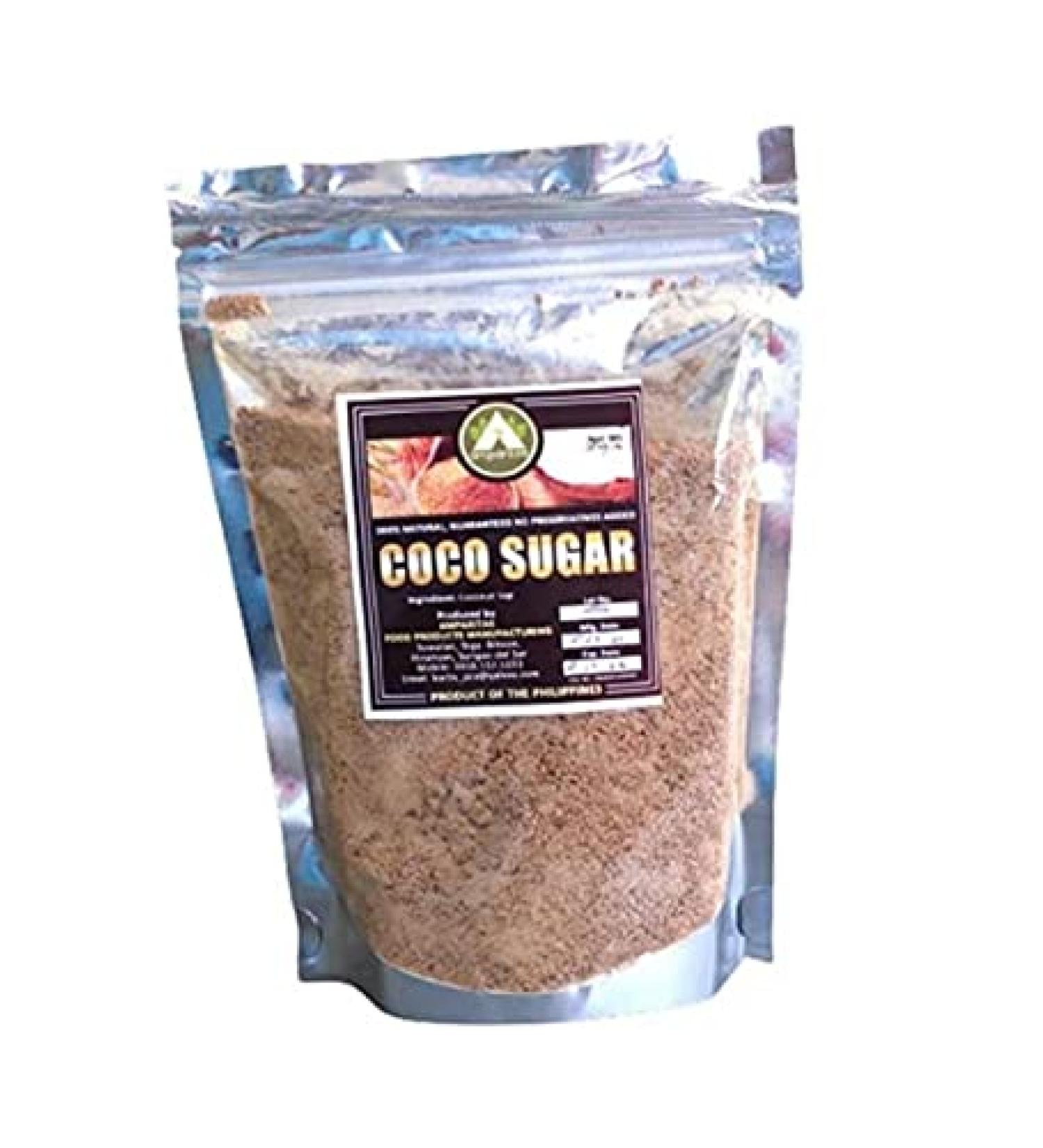 Organic Pure Coconut Sugar 250g - 100% Natural, Preservative-Free, NON GMO, Gluten Free - Ideal for Baking, Cooking, and Drinks - Straight from the Philippines - Buy Online on GoSupps.com