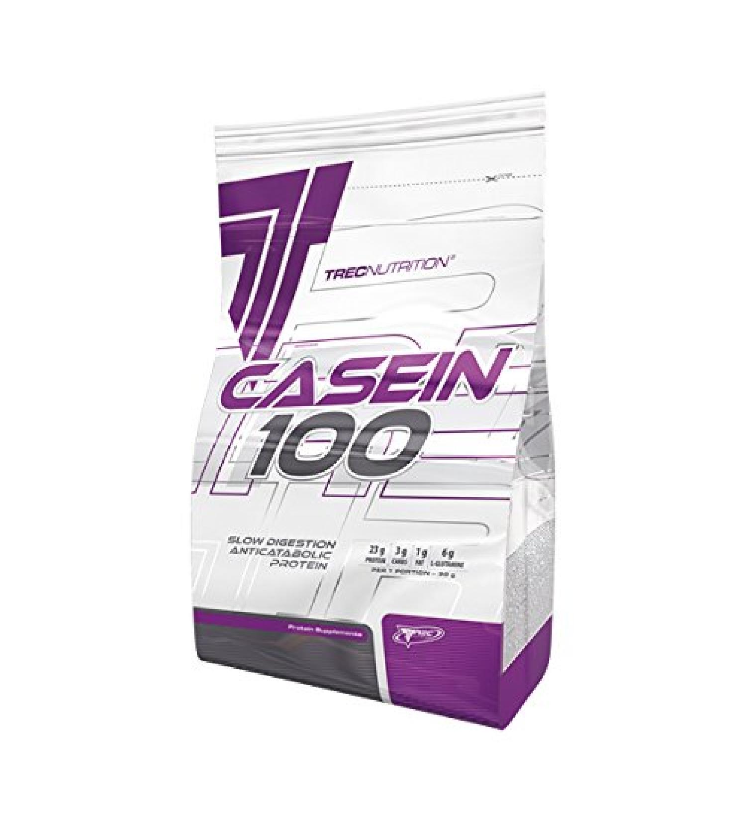 Casein 100 1800g(french vanilla)- Anti-Catabolic Protein - Ideal for Recovery - The world's best slowly absorbed protein - Rich in anti-catabolic amino acids - Trec Nutrition - Buy Online on GoSupps.com