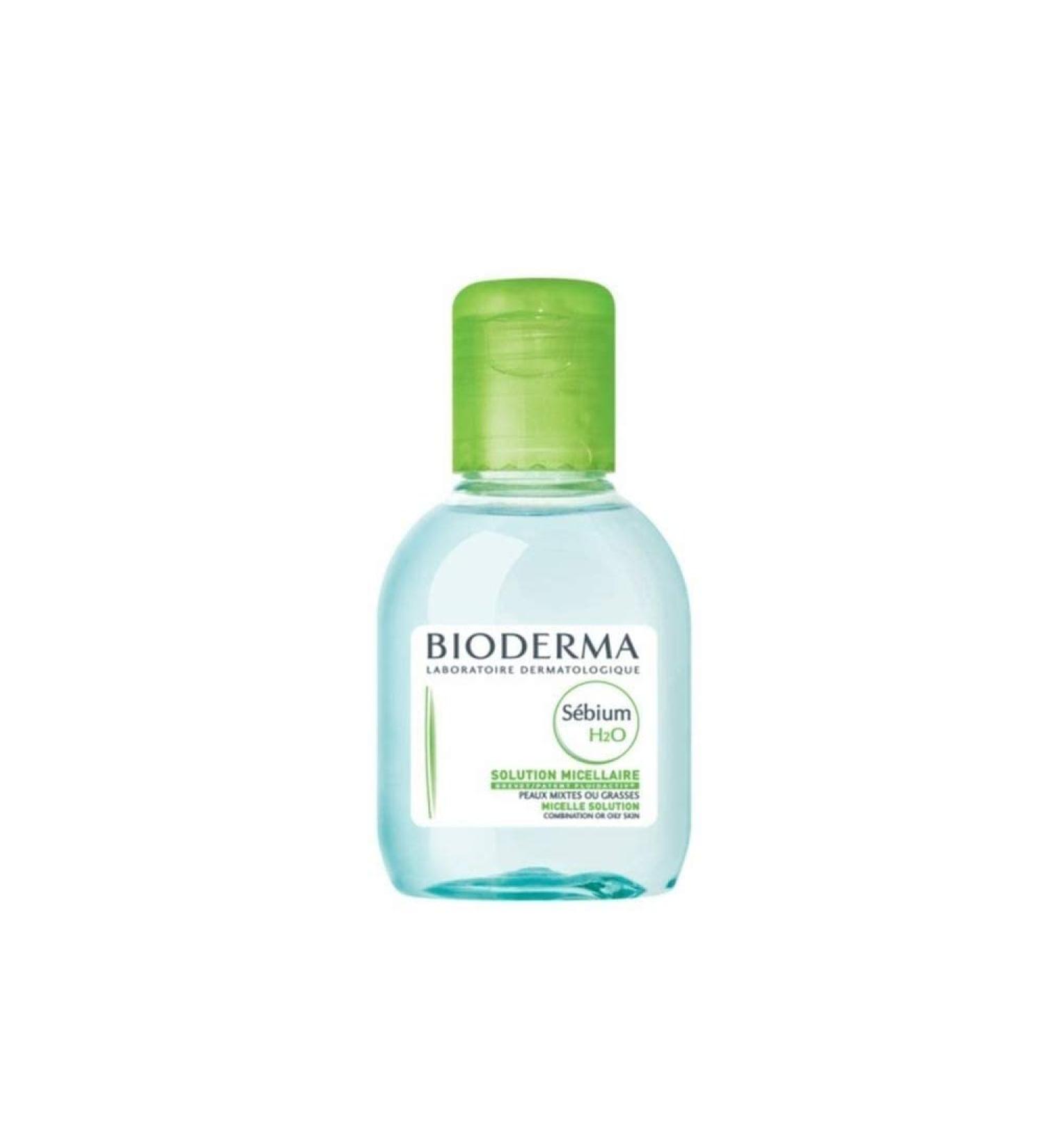 Bioderma Sebium H2O Purifying Cleansing Micelle Solution (for Combination/Oily Skin) 100 ml 100 ml (Pack of 1) - Buy Online on GoSupps.com