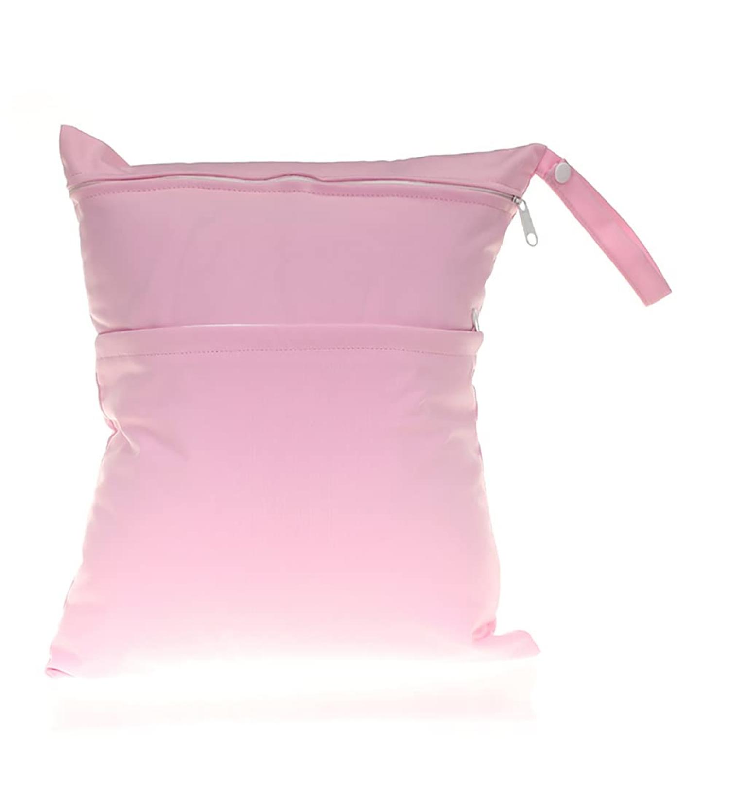 Egurs Reusable Wetbag Diaper Bag - Light Pink for Baby Diapers Dirty Clothes & Accessories | Eco-Friendly & Stylish - Buy Online on GoSupps.com