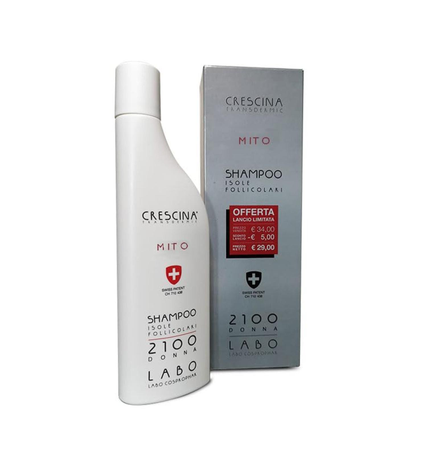 Labo Crescina Transdermic MITO Hair Re-Growth Shampoo 2100 for Women 150ml