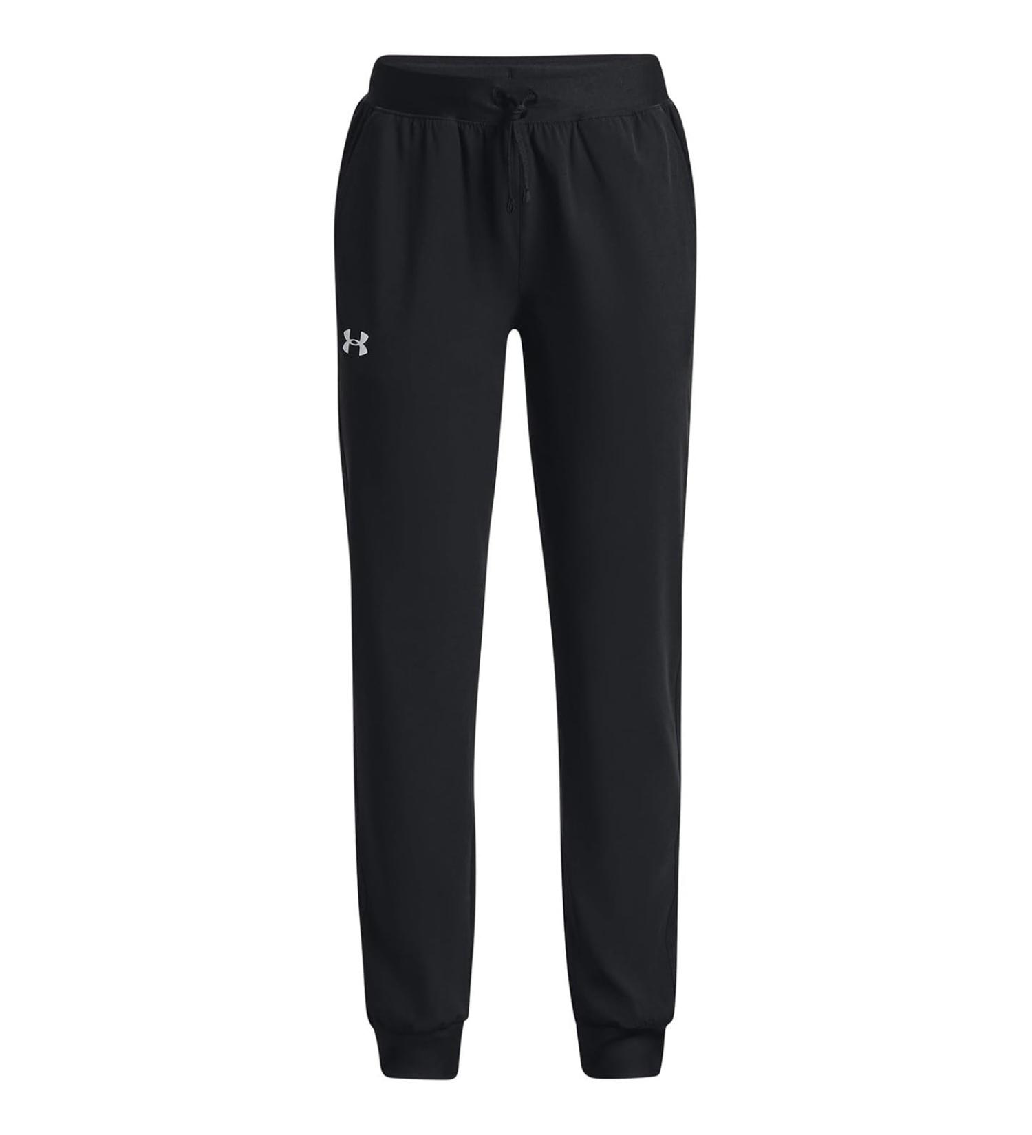 Under Armour Girls Pants Girls' Ua Armour Sport Woven Pants Black 1373004 Size YXS