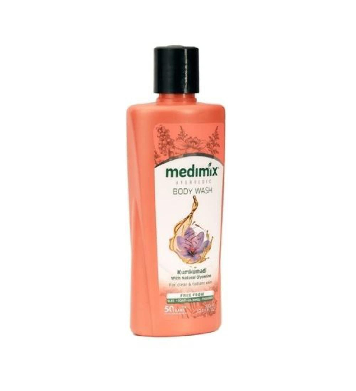 Medimix Kumkumadi & Natural Glycerine Body Wash for Clear and Radiant Skin 300 ml