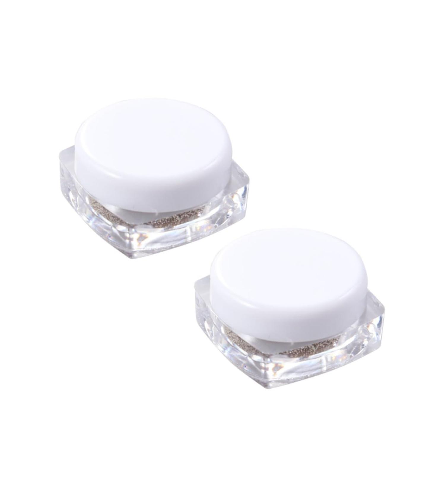 FOMIYES 2pcs Shimmer Eyeshadow Glitter Eyeshadow Loose Pigment Eyeshadow Eye Shadow Set Make up - Buy Online on GoSupps.com