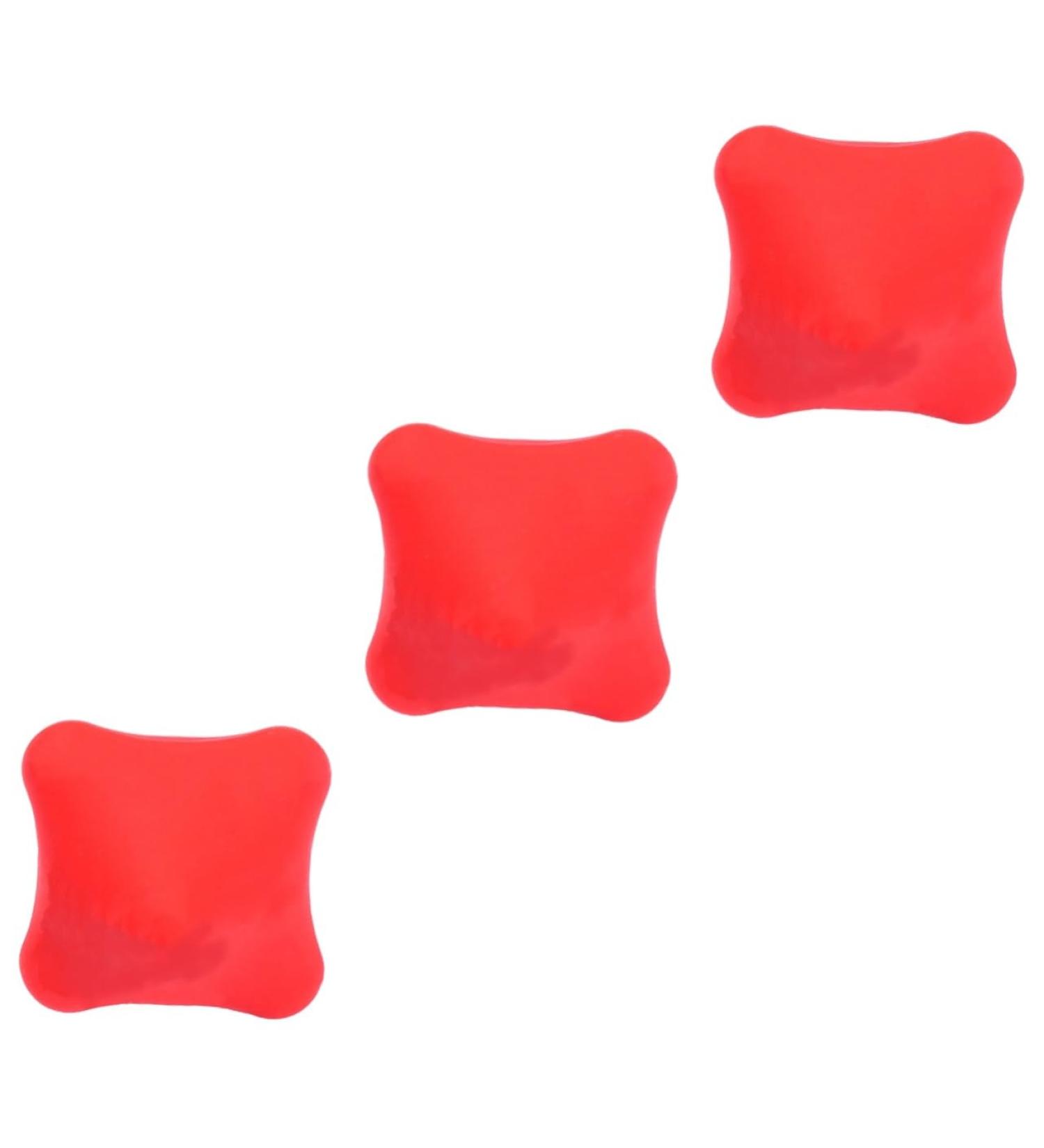 Healeeved 3ST Slow Hand Spiky Massage Tool - Muscle Rehabilitation & Hand Trainer - Decompression Yoga Massage - 3 Red Lacrosse Balls 6x6cm - Foot Peanut Massager - Buy Online on GoSupps.com