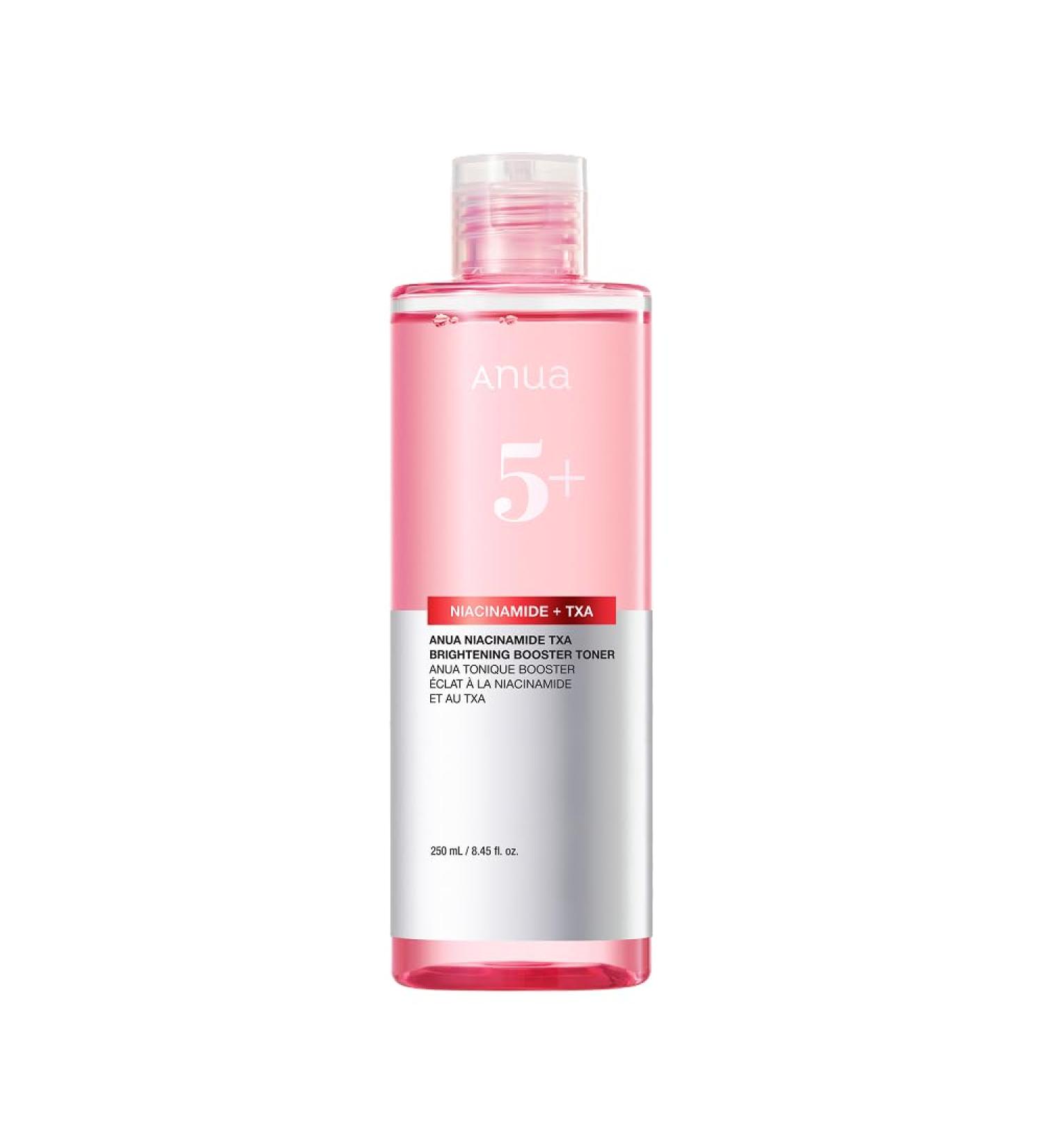 Anua Niacinamide Tranexamic Acid Brightening Booster Toner Lightweight Pink Essence Toner for Dark Spot Care Glow & Skin Clarity Korean Skincare 8.45 fl oz - Buy Online on GoSupps.com