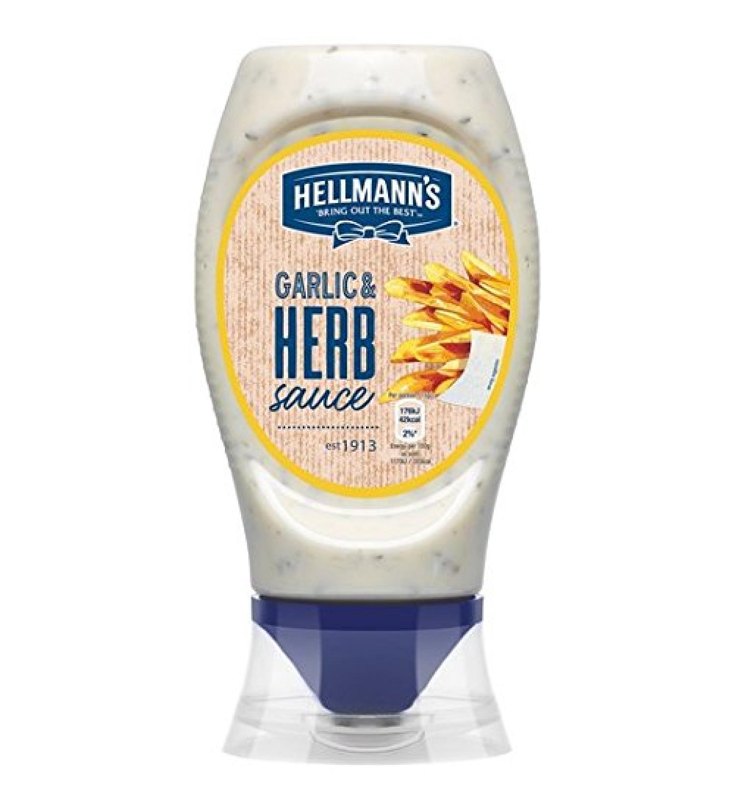Hellmann's Hellmann Garlic & Herbs Sauce 250ml