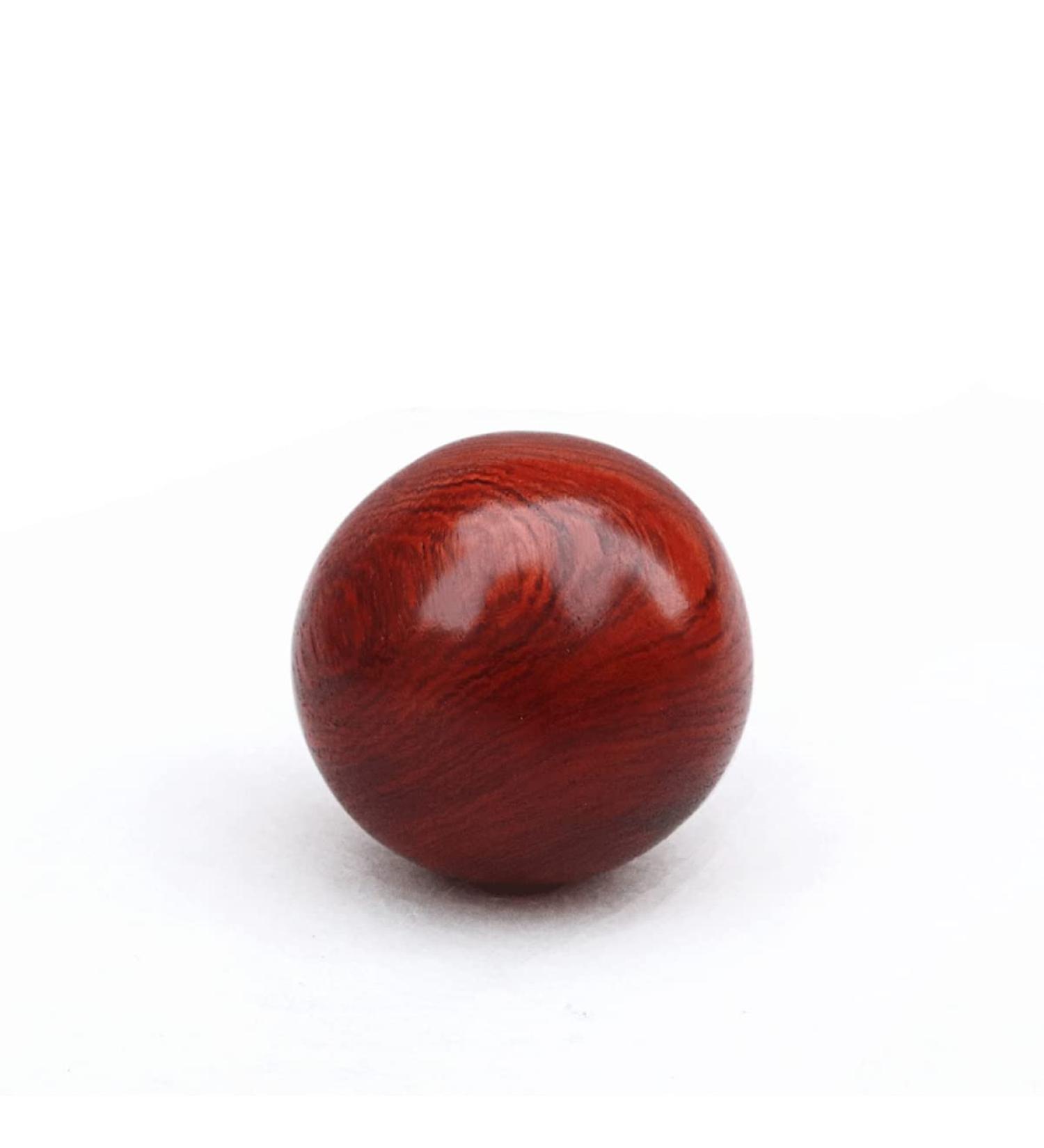 Coolhiya 2-Pack Chinese Medicine Balls - Wooden Massage Rolls for Muscle Relief & Health Care - 6cm Red Fitness Device - Buy Online on GoSupps.com