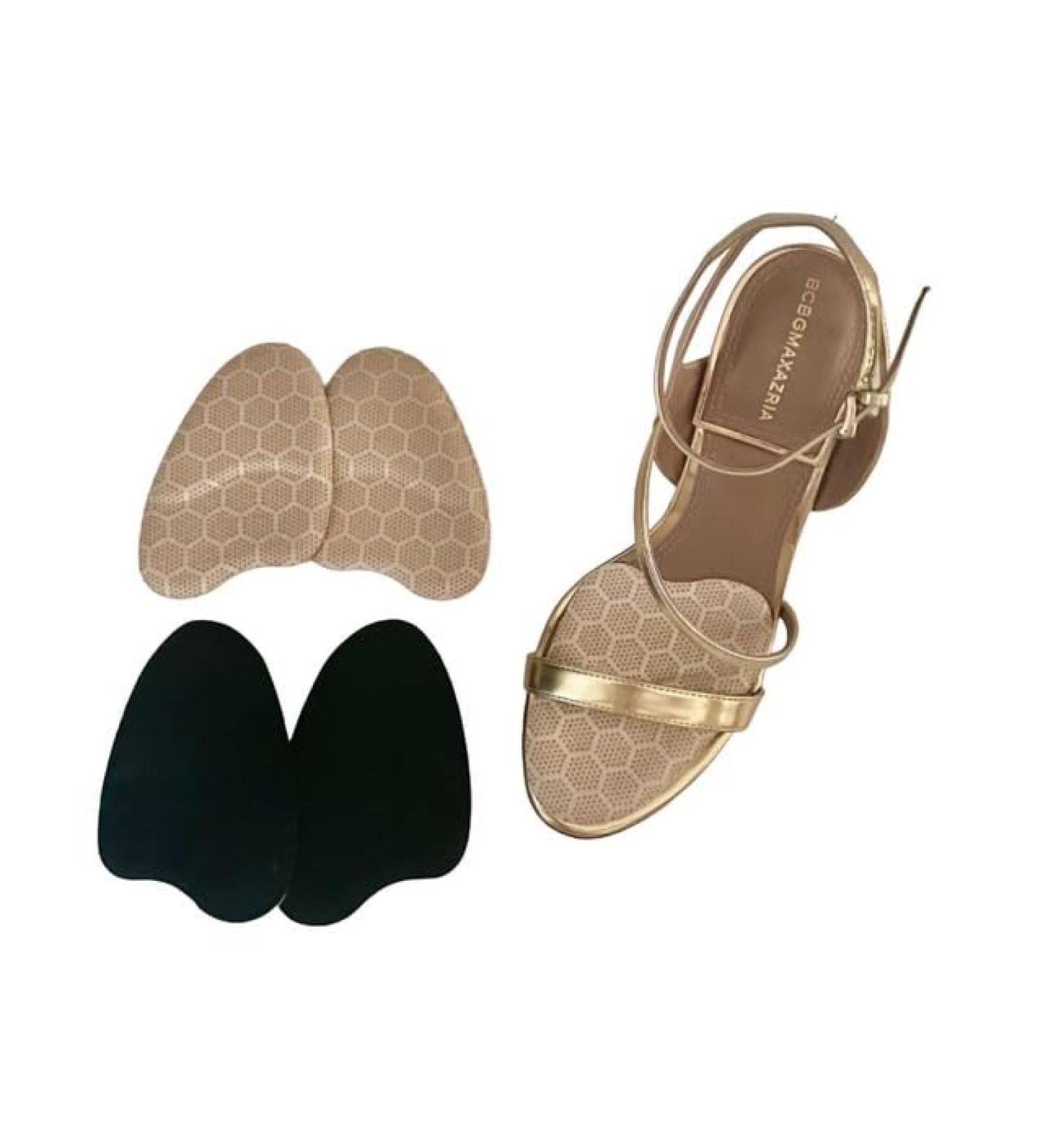 Metatarsal Foot Pads for Women - High Heel Inserts & Ball of Foot Cushions - Anti-Slip Shoe Pads in Beige & Black - Two Pairs for Ultimate Comfort - Buy Online on GoSupps.com