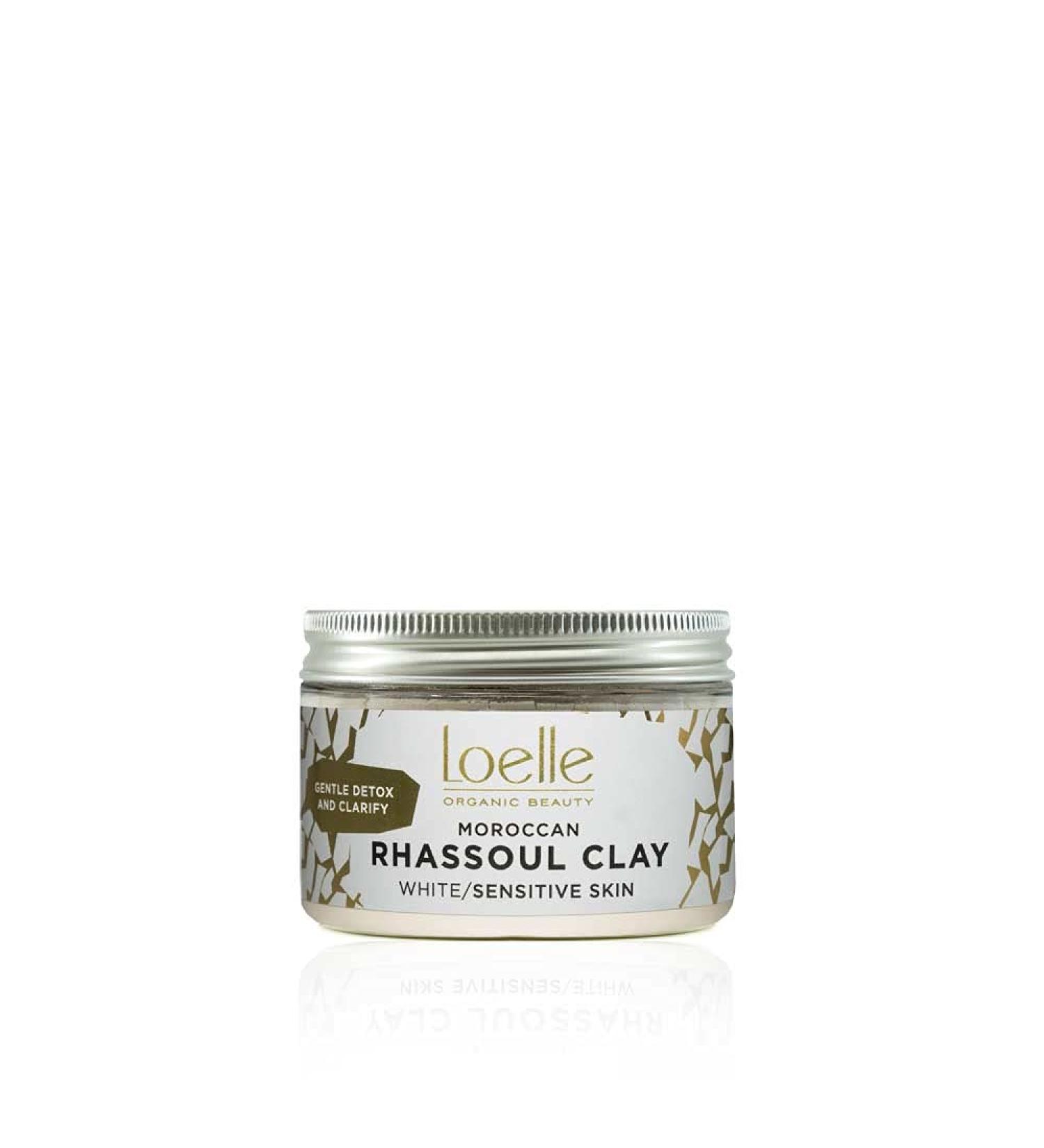  Loelle Loelle - Pure White Clay Powder Natural Remedy Against Acne and Blackheads on Sensitive Skin Organic Clay for Oily Hair Purifying Facial Mask Rhassoul Clays Made in Morocco 150g - Buy Online on GoSupps.com