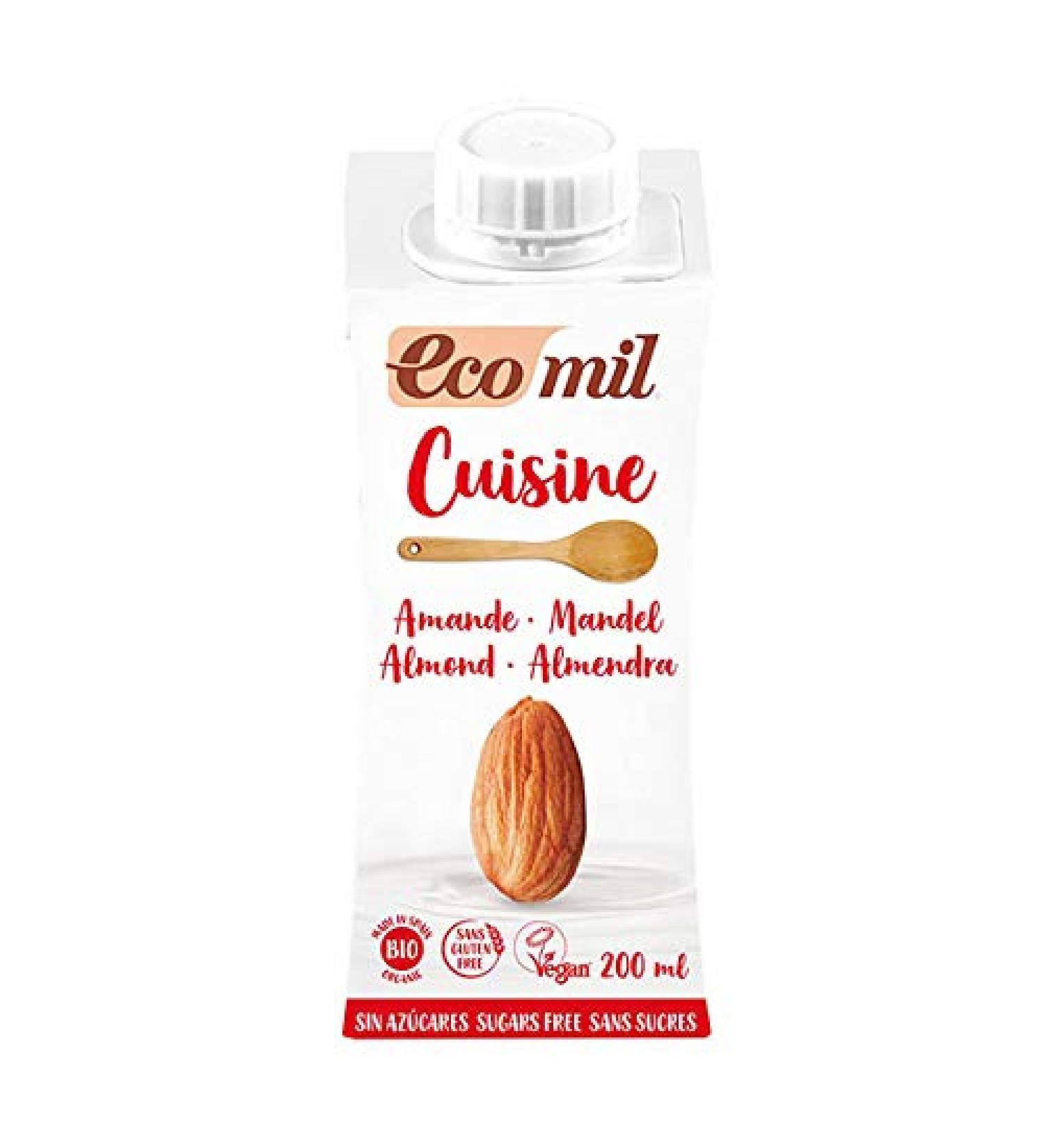 Ecomil - Pr paration Cuisine Amandes Sans Sucres 200Ml - Vendu par unit  - Buy Online on GoSupps.com