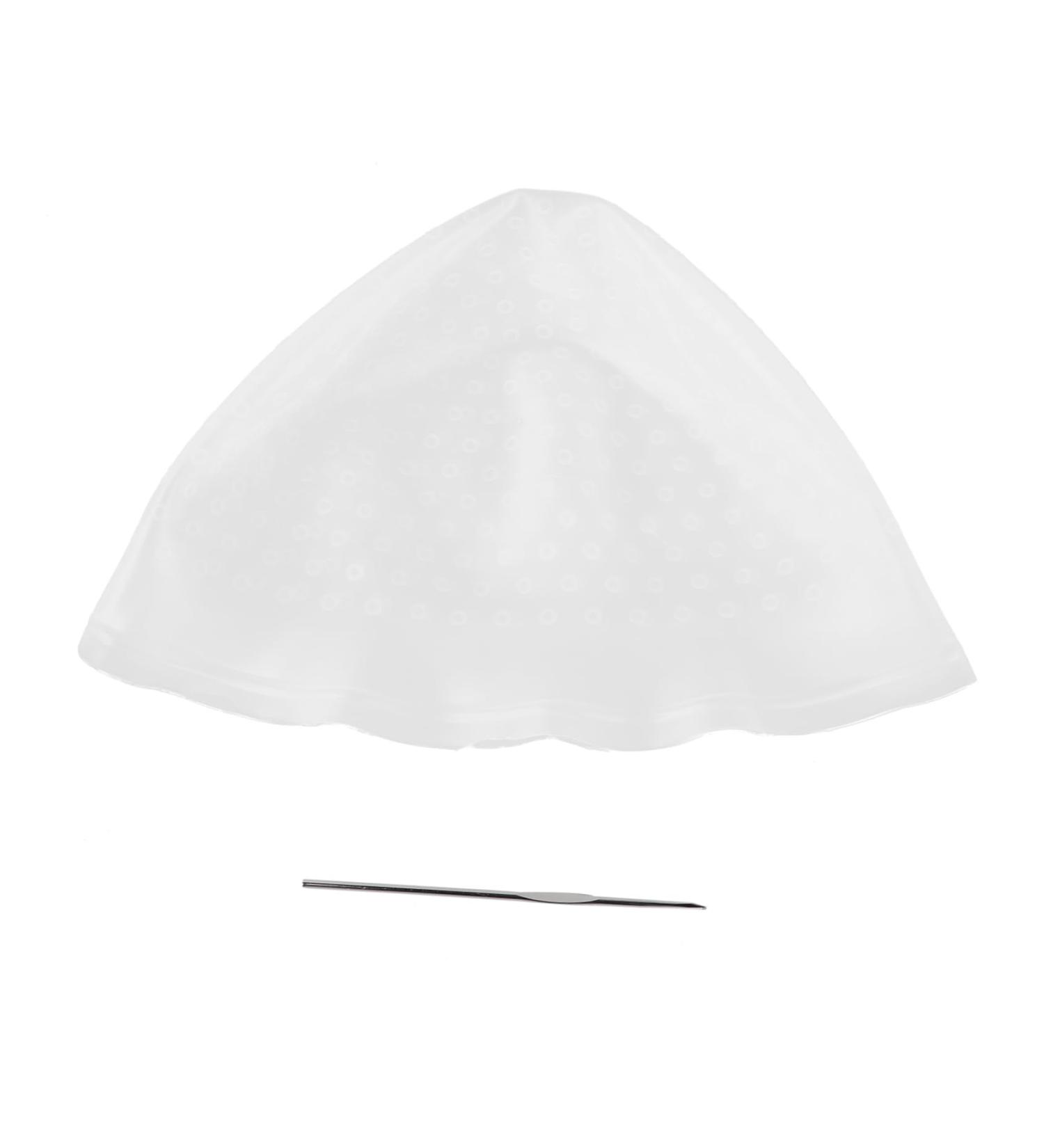 FRCOLOR Dyeing Cap Hair Dyeing Decolorante Para Tools Colouring Colour Caps Metal Cap Frosting Hair Bleaching Cap Marking Salon Silicone Dye Cap Hair Colour Baked Oil Cap Main White - Buy Online on GoSupps.com